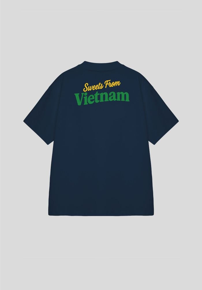 Áo thun hình in phom Boxy - SaiGon Dinner T-shirt