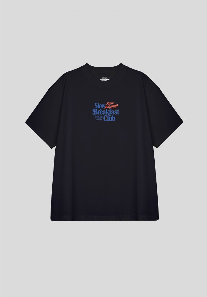 Áo thun hình in phom Boxy - SaiGon Dinner T-shirt