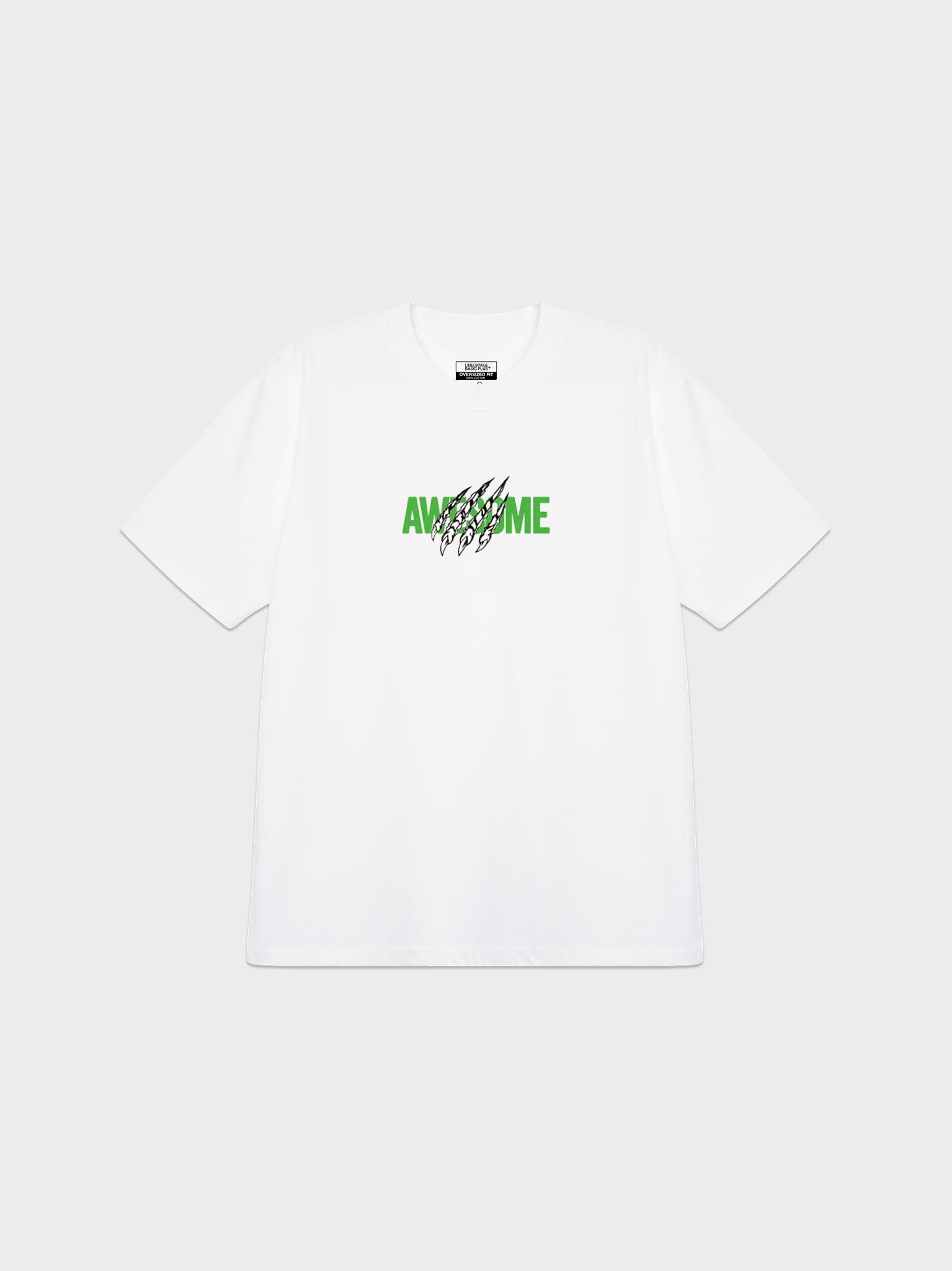 Áo Thun Nam Oversize Graphic AWE SOME LIMEORANGE