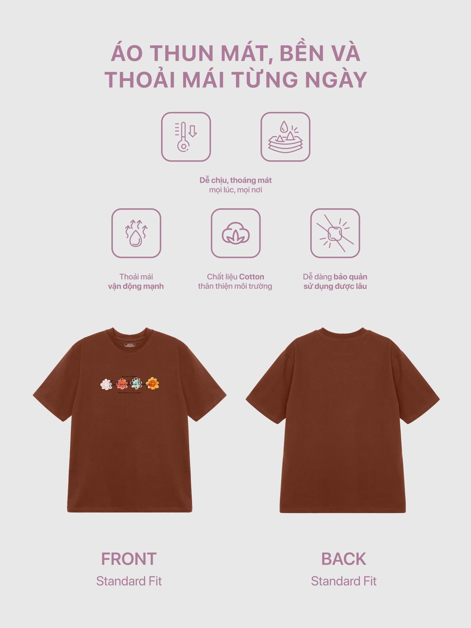 Áo Thun Nữ Regular Fit Graphic Just Sunshine Things LIMEORANGE