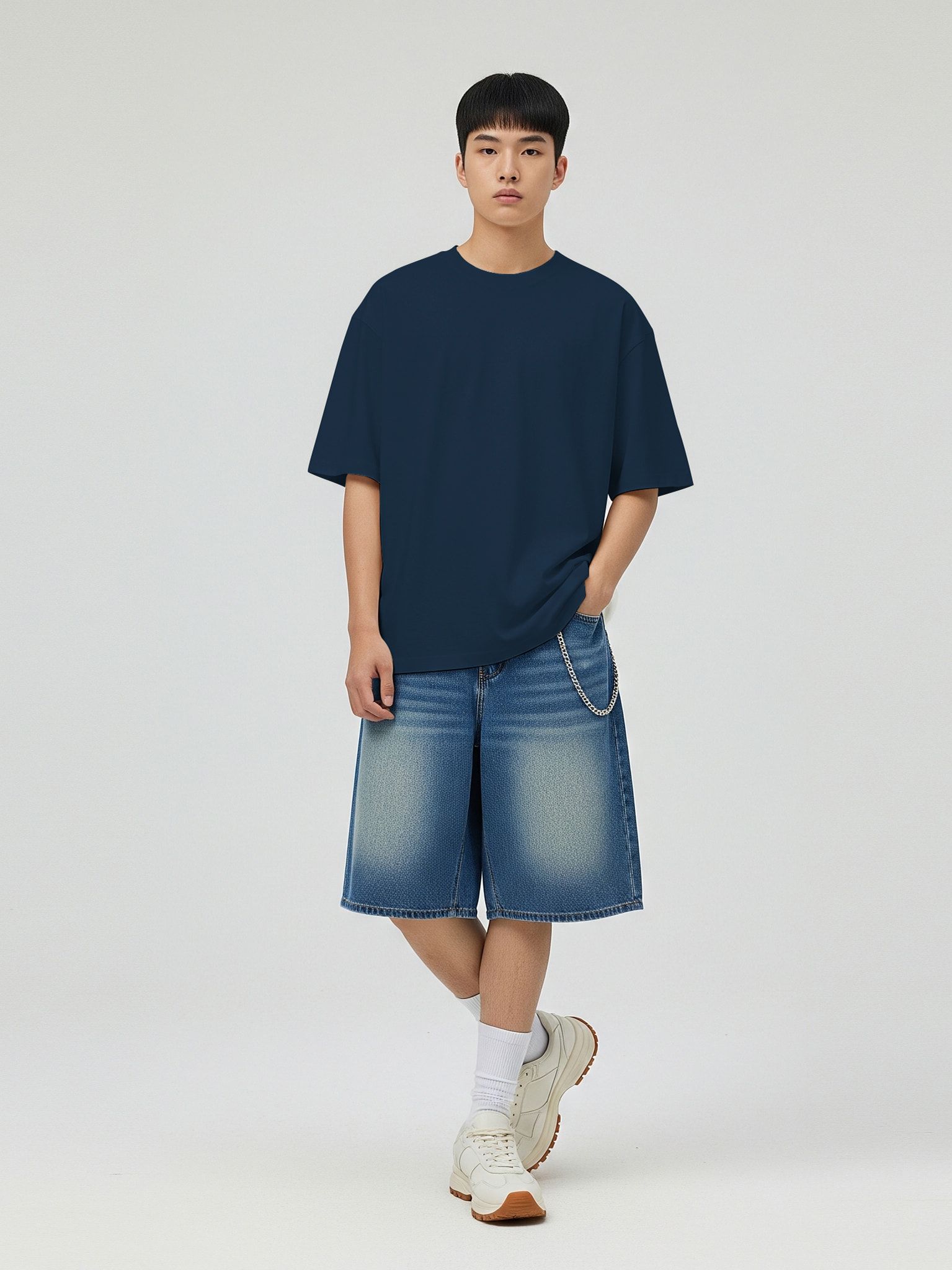 Áo Thun Trơn Nam Nữ Boxy Fit Cotton 250gsm - Boxy Fit for Basic Plus 5