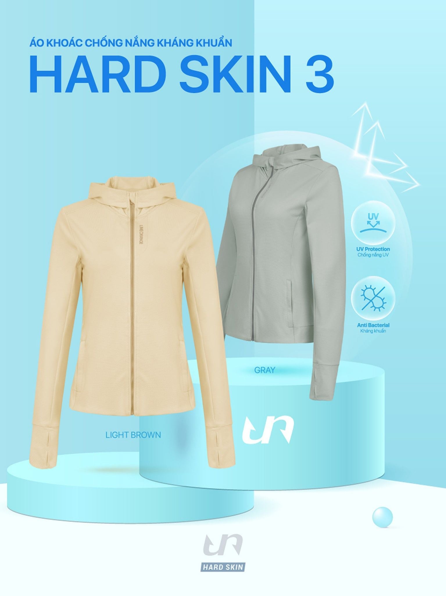 Áo khoác chống nắng, kháng khuẩn - AIR HOODIE HARDSKIN 3