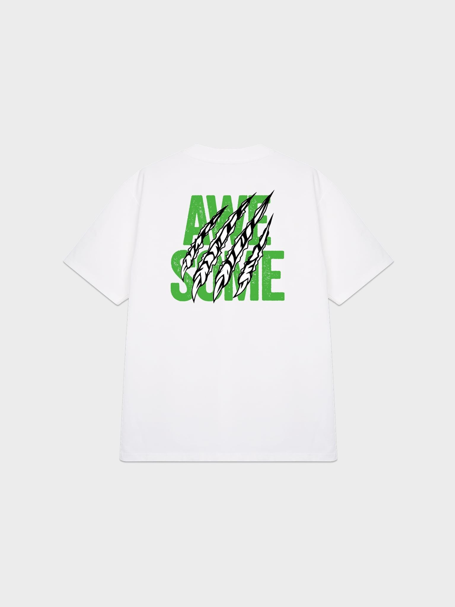 Áo Thun Nam Oversize Graphic AWE SOME LIMEORANGE