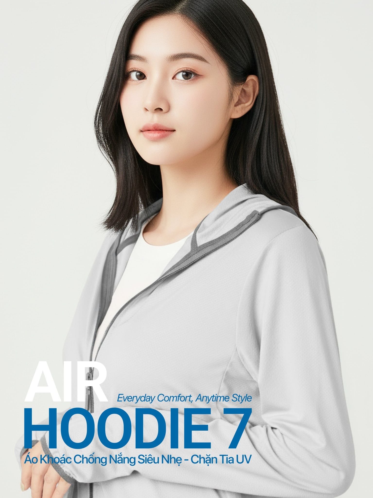 Áo khoác siêu nhẹ chặn tia UV - AIR HOODIE 7