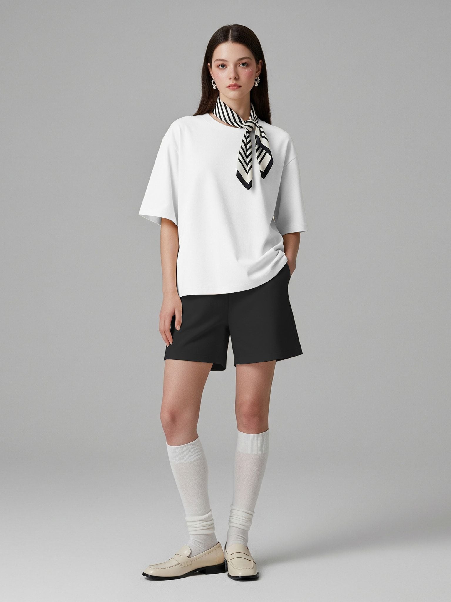 Áo Thun Trơn Nam Nữ Boxy Fit Cotton 250gsm - Boxy Fit for Basic Plus 5