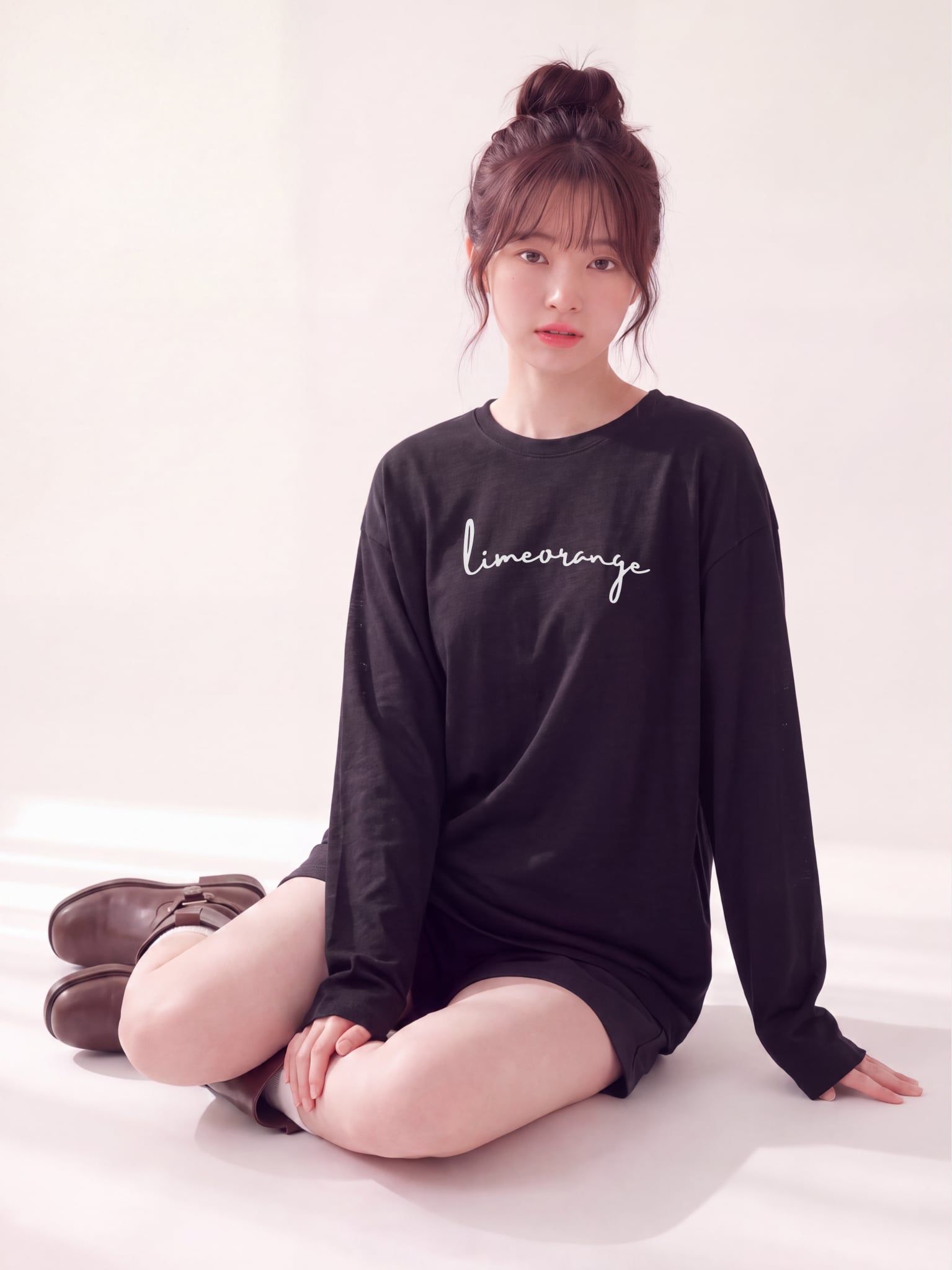 Áo Thun Nữ Tay Dài Slub Cotton LIMEORANGE
