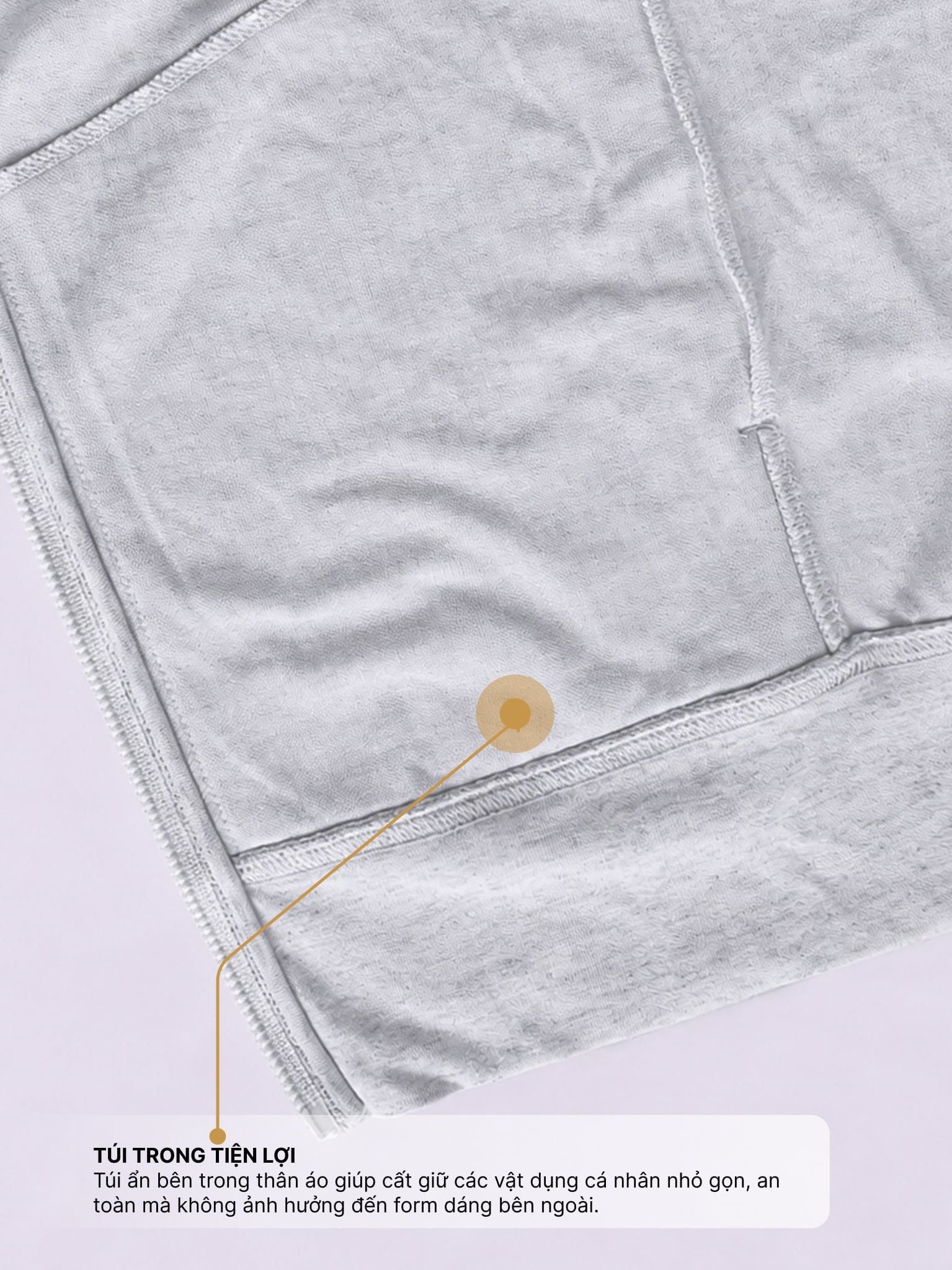 Áo Khoác Cotton Unisex form rộng BASIC STORY HOODIE