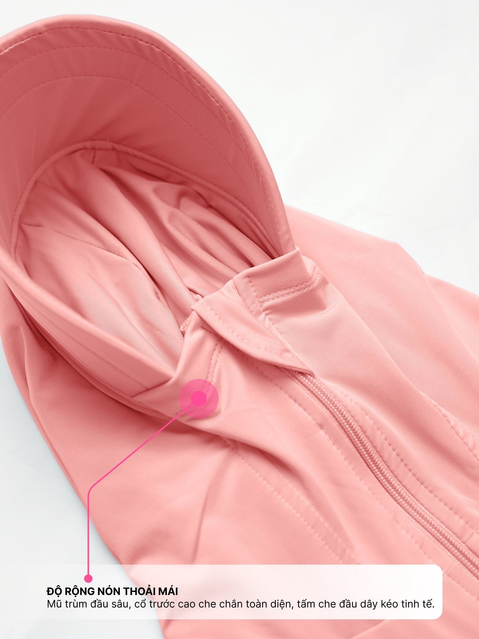 Áo Khoác Nữ Cánh Dơi UV Cool Lite Hoodie 2 Thun Lạnh Chống Tia UV LIMEORANGE