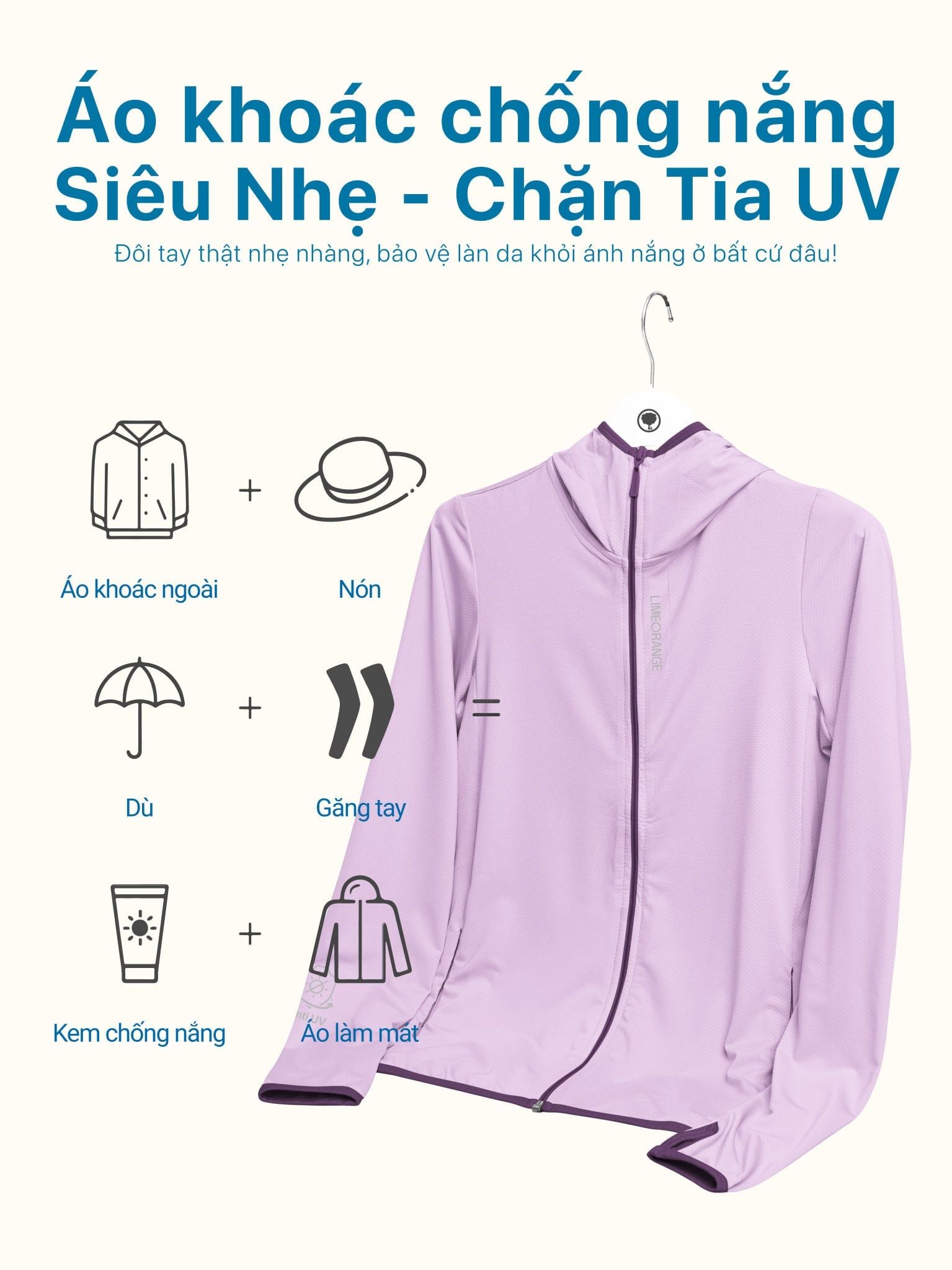 Áo khoác siêu nhẹ chặn tia UV - AIR HOODIE 7
