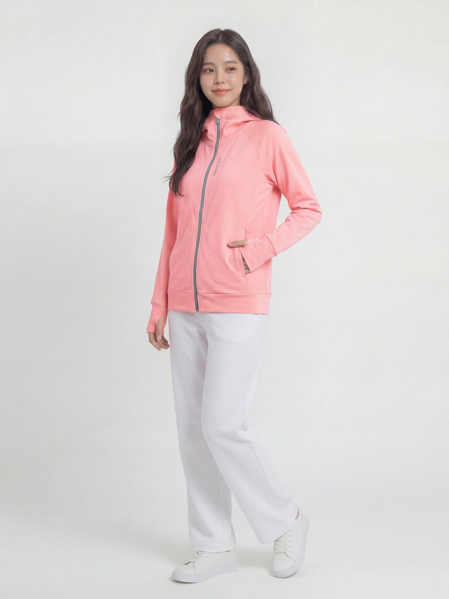 Áo khoác chống nắng chống tia UV - UV SUNSCREEN HOODIE - Hồng