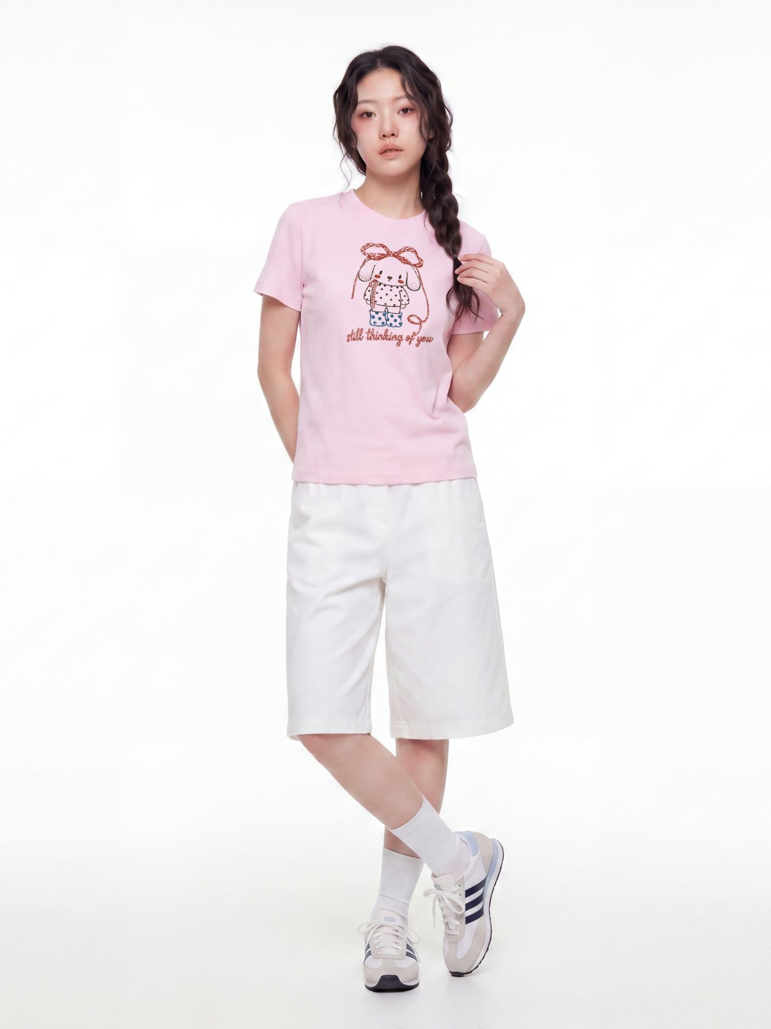 Áo Thun Baby Fit Graphic Still Thinking Of You LIMEORANGE