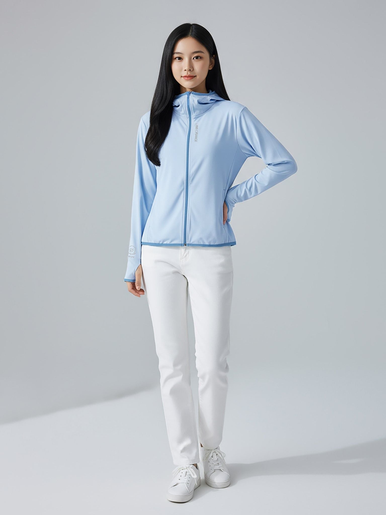 Áo khoác siêu nhẹ chặn tia UV - AIR HOODIE 7 - Xanh Biển