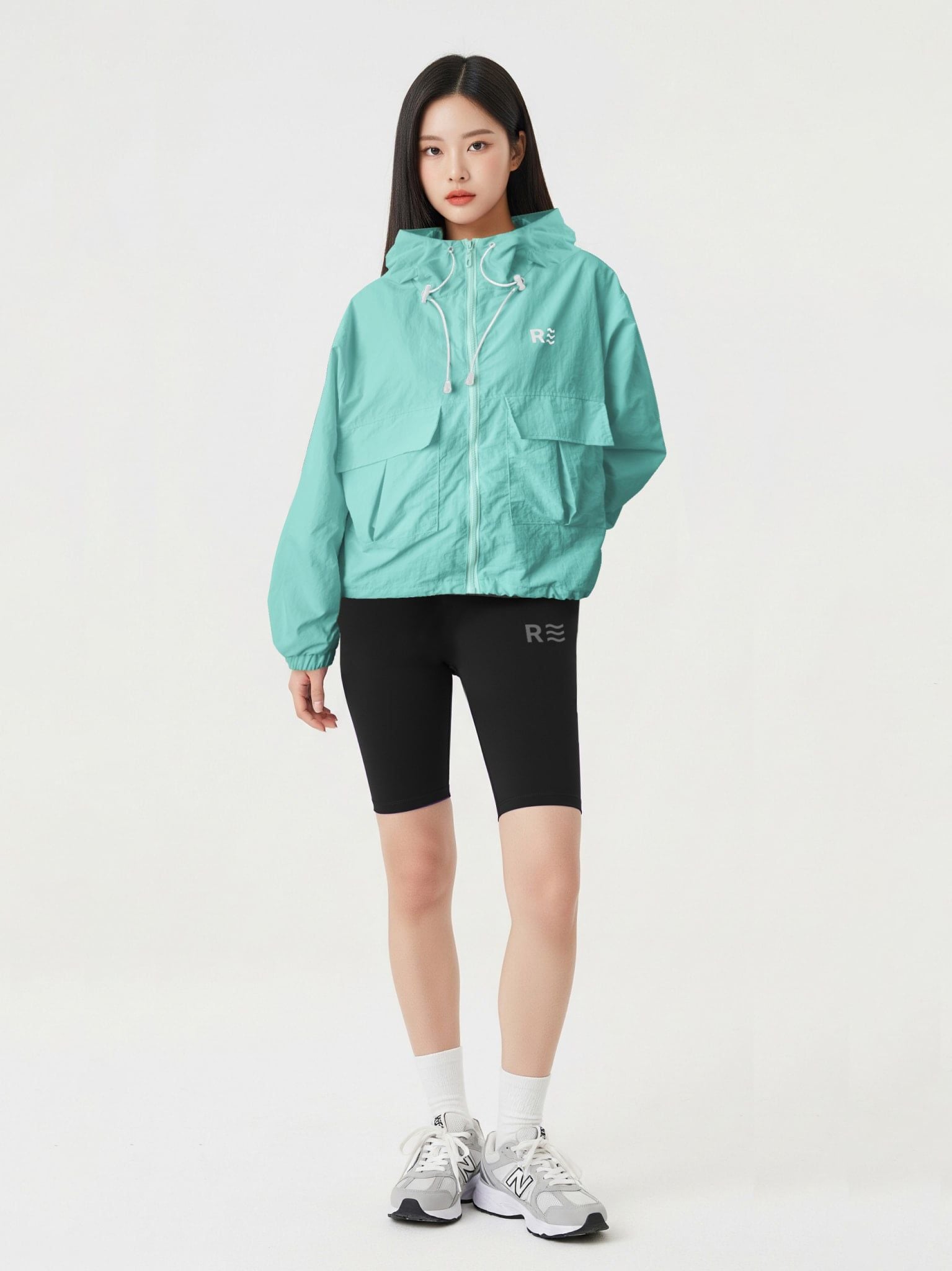 Áo khoác dù - Ease Windbreaker - Xanh Ngọc Nhạt