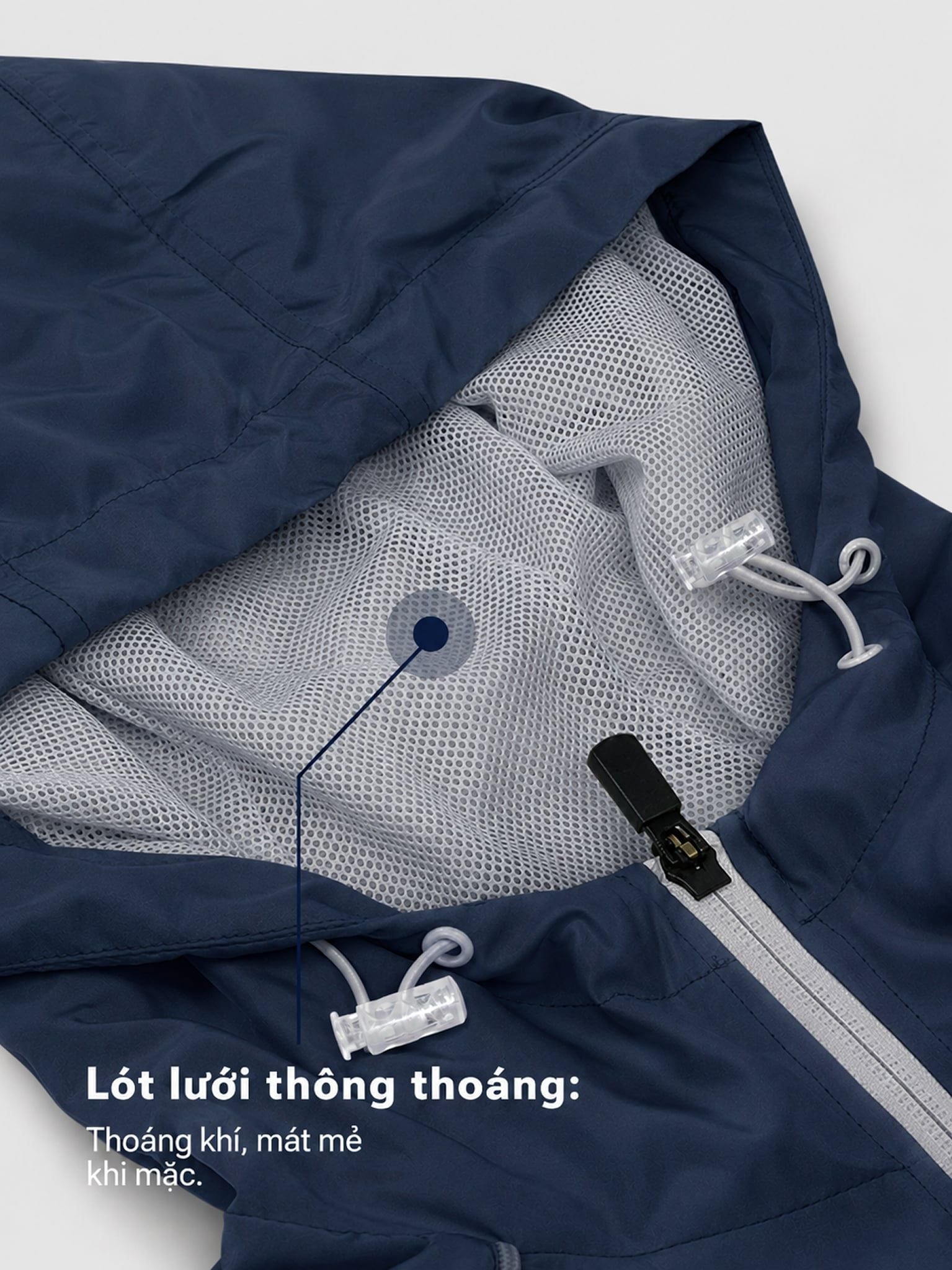 Áo Khoác Dù Nam Chống Nắng Trượt Nước Windstopper 10 LIMEORANGE