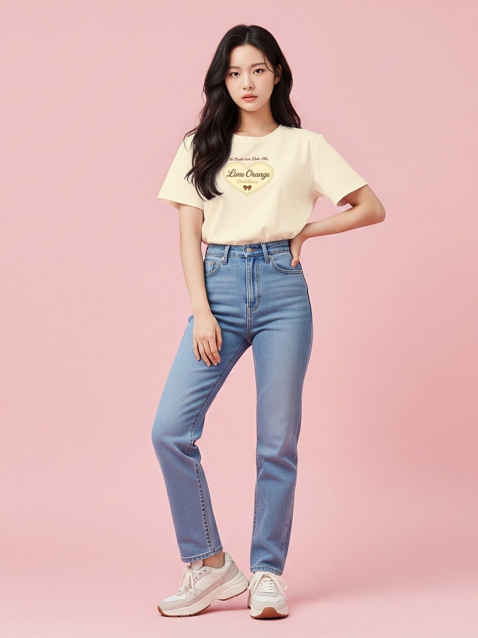 Áo Thun Nữ  Phom Vừa Hình  In - Fresh  Tee  Collection
