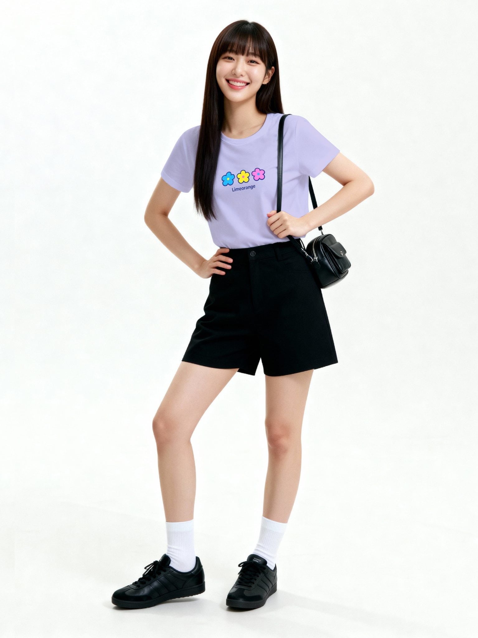 Áo thun hình in phom babytee - Sunset Garden Collection