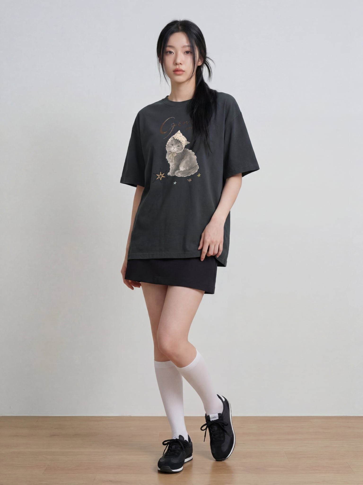 Áo Thun Nữ Oversize Graphic Gentle Magic LIMEORANGE