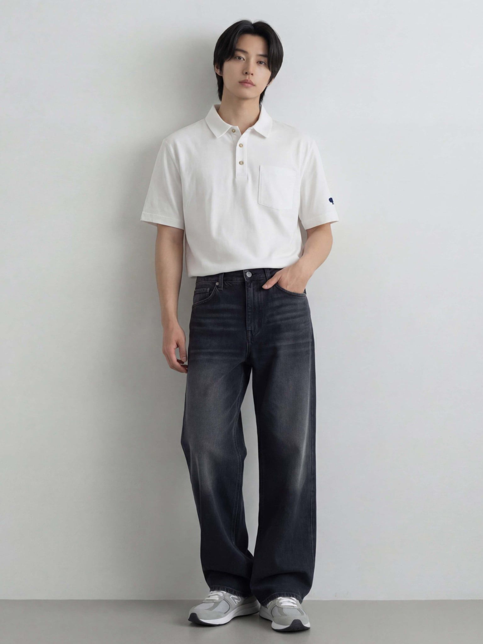 Áo Polo Cotton Piqué - Pique Cotton Polo shirts - Trắng