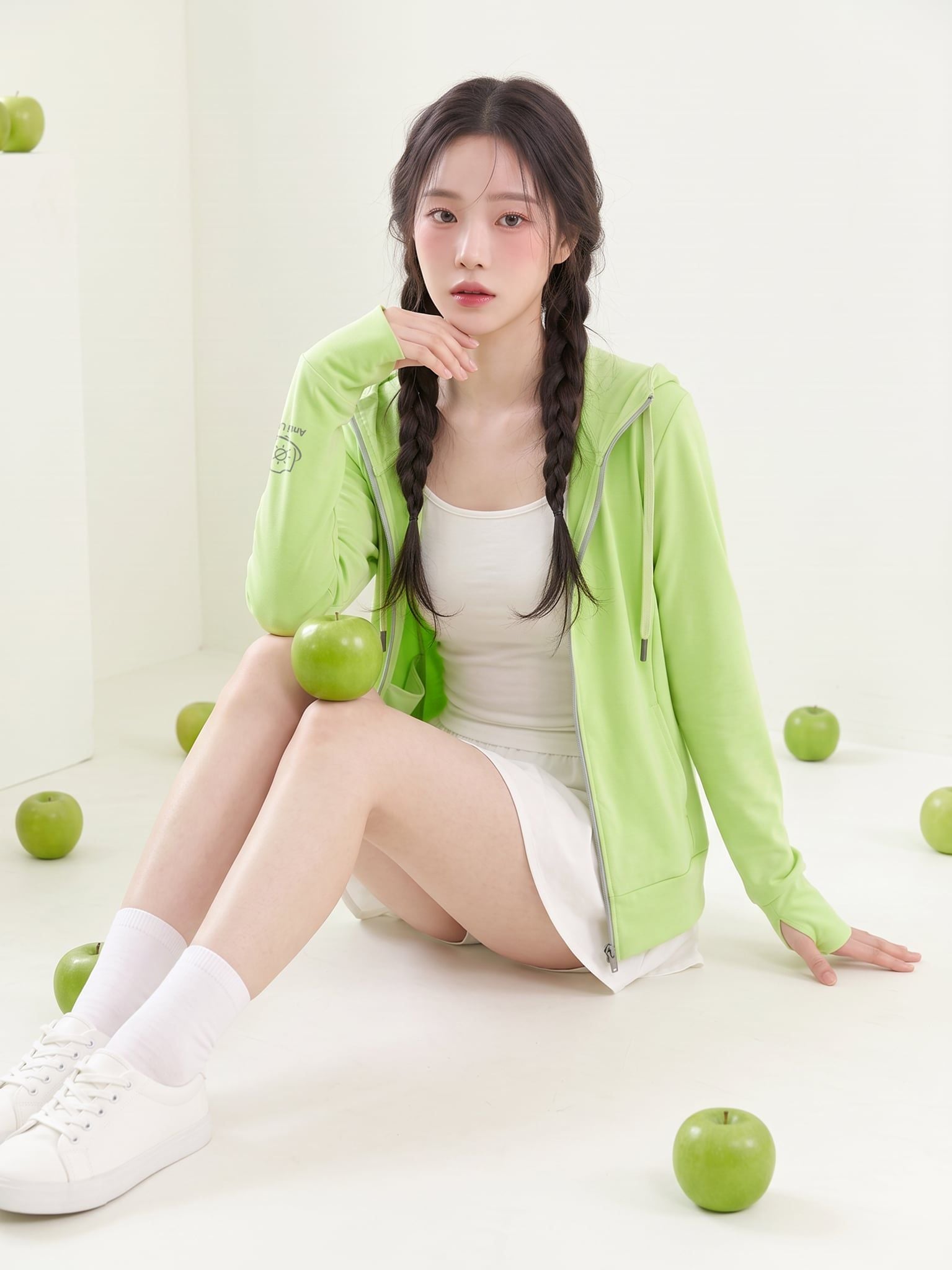 Áo Khoác Cotton Nữ Chống Nắng Chống Tia UV 99,8% Hoodie A8