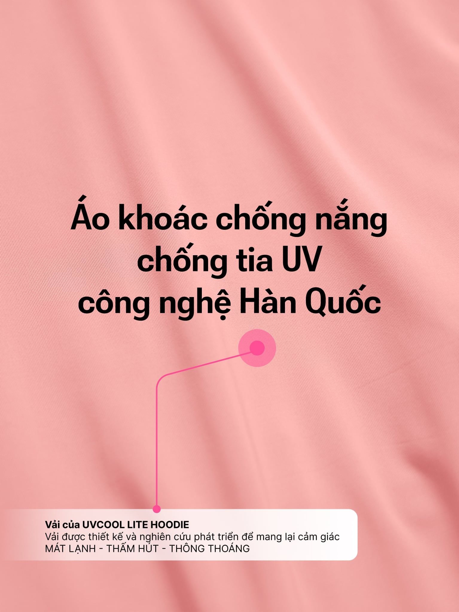 Áo Khoác Nữ Cánh Dơi UV Cool Lite Hoodie 2 Thun Lạnh Chống Tia UV LIMEORANGE