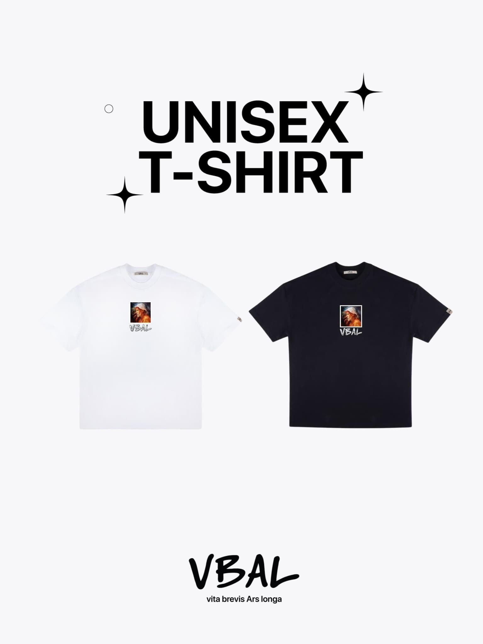 Áo Thun Cao Cấp Unisex Graphic VBAL T-Shirt Ver.1 LIMEORANGE