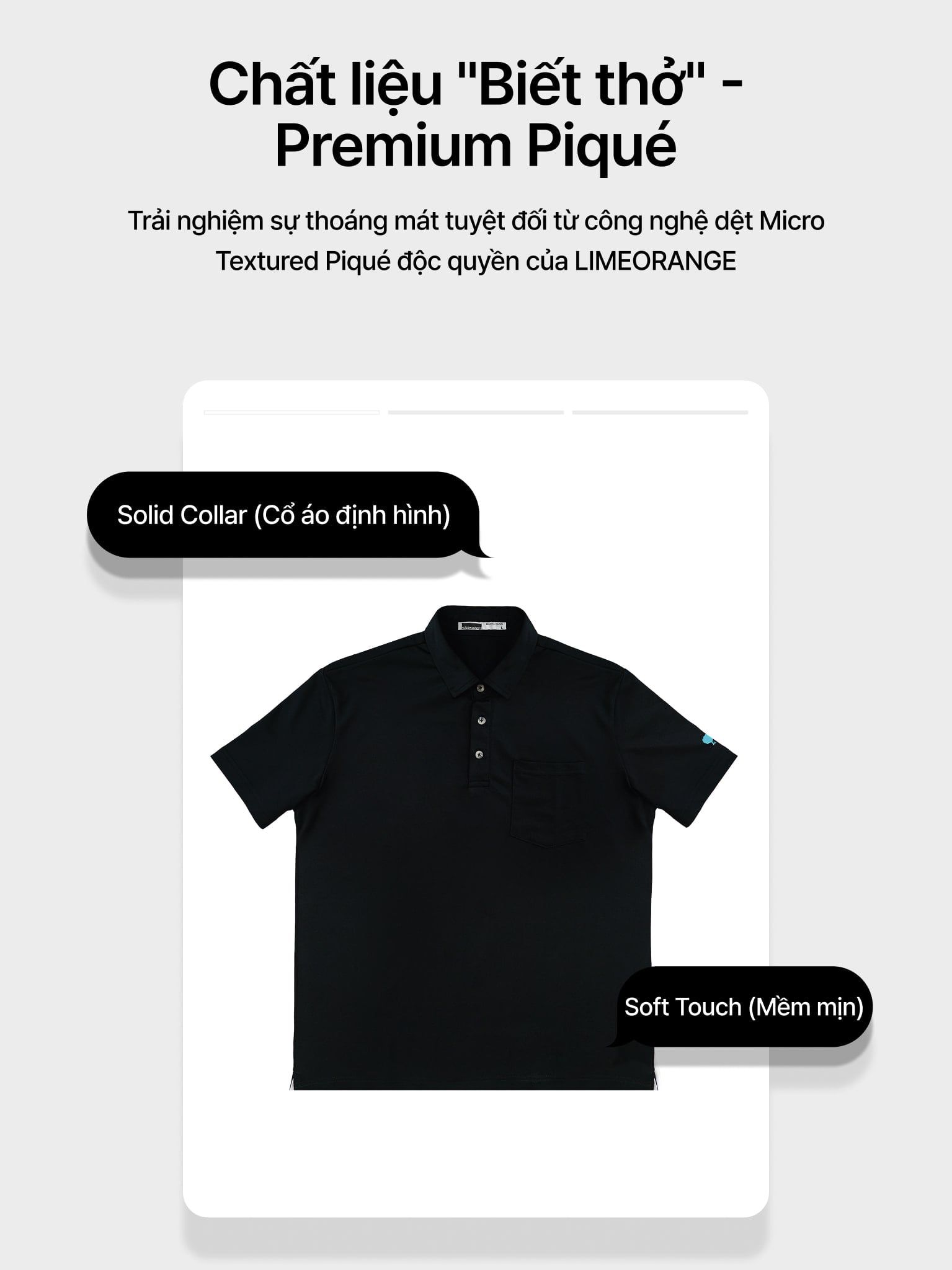 Áo Polo Cotton Piqué - Pique Cotton Polo shirts