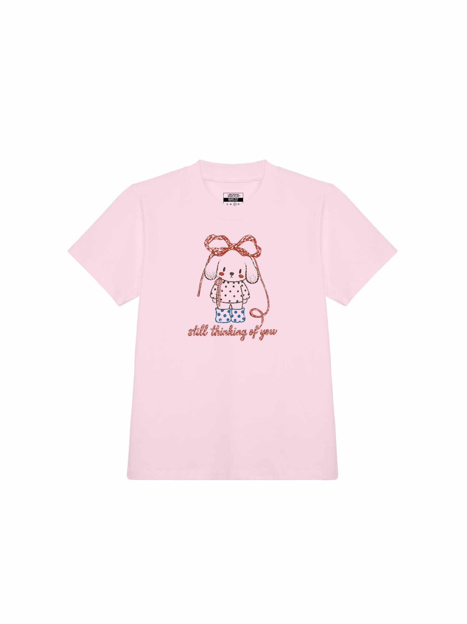 Áo Thun Baby Fit Graphic Still Thinking Of You LIMEORANGE