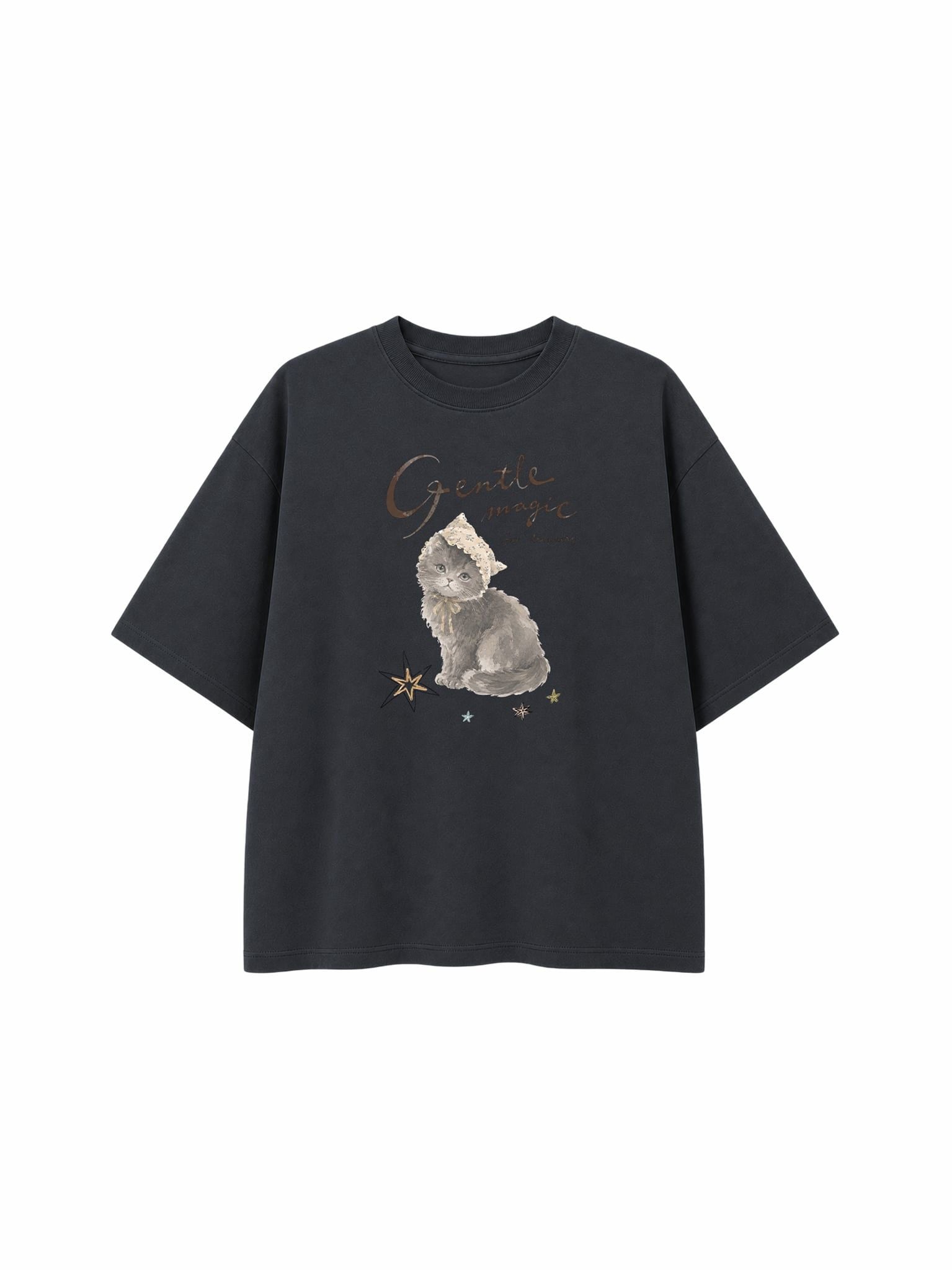 Áo Thun Nữ Oversize Graphic Gentle Magic LIMEORANGE