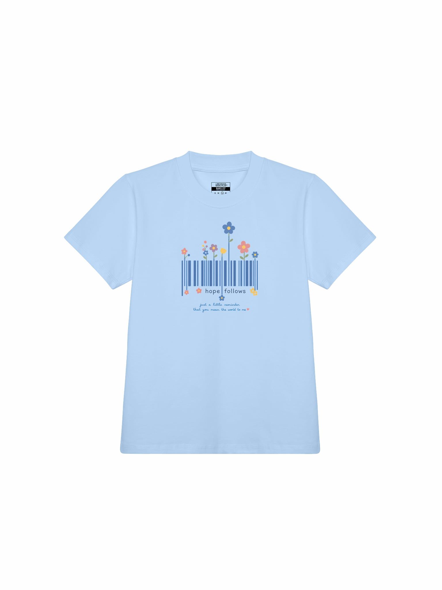 Áo Thun Baby Fit Graphic Little Reminder LIMEORANGE