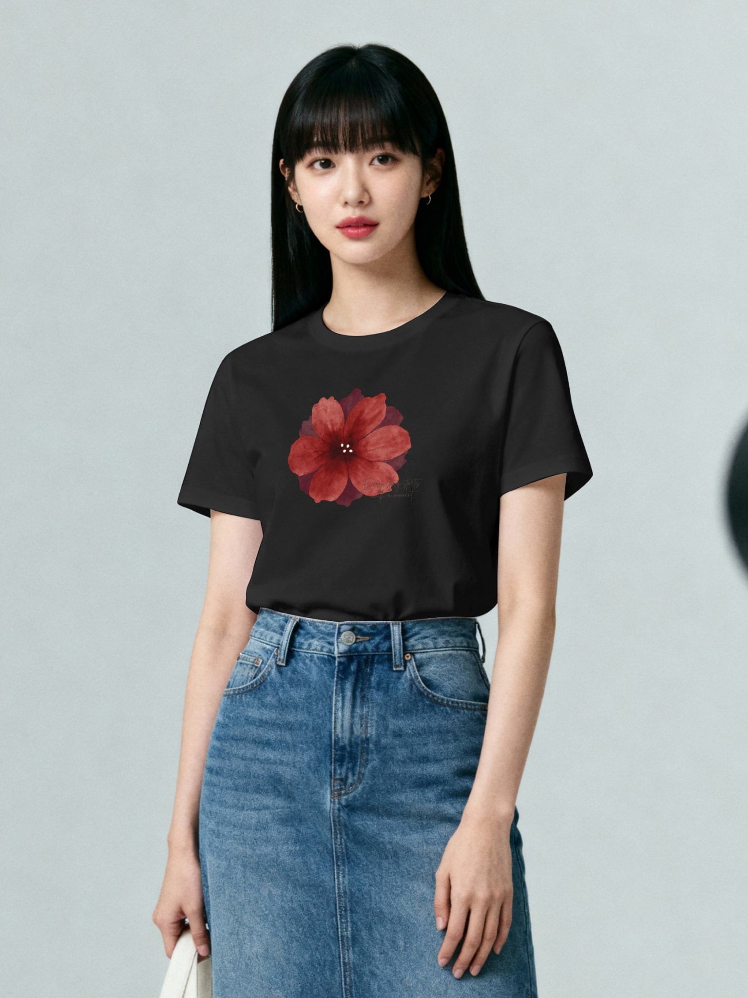Áo thun hình in nữ - Bloom & Cute T-shirt
