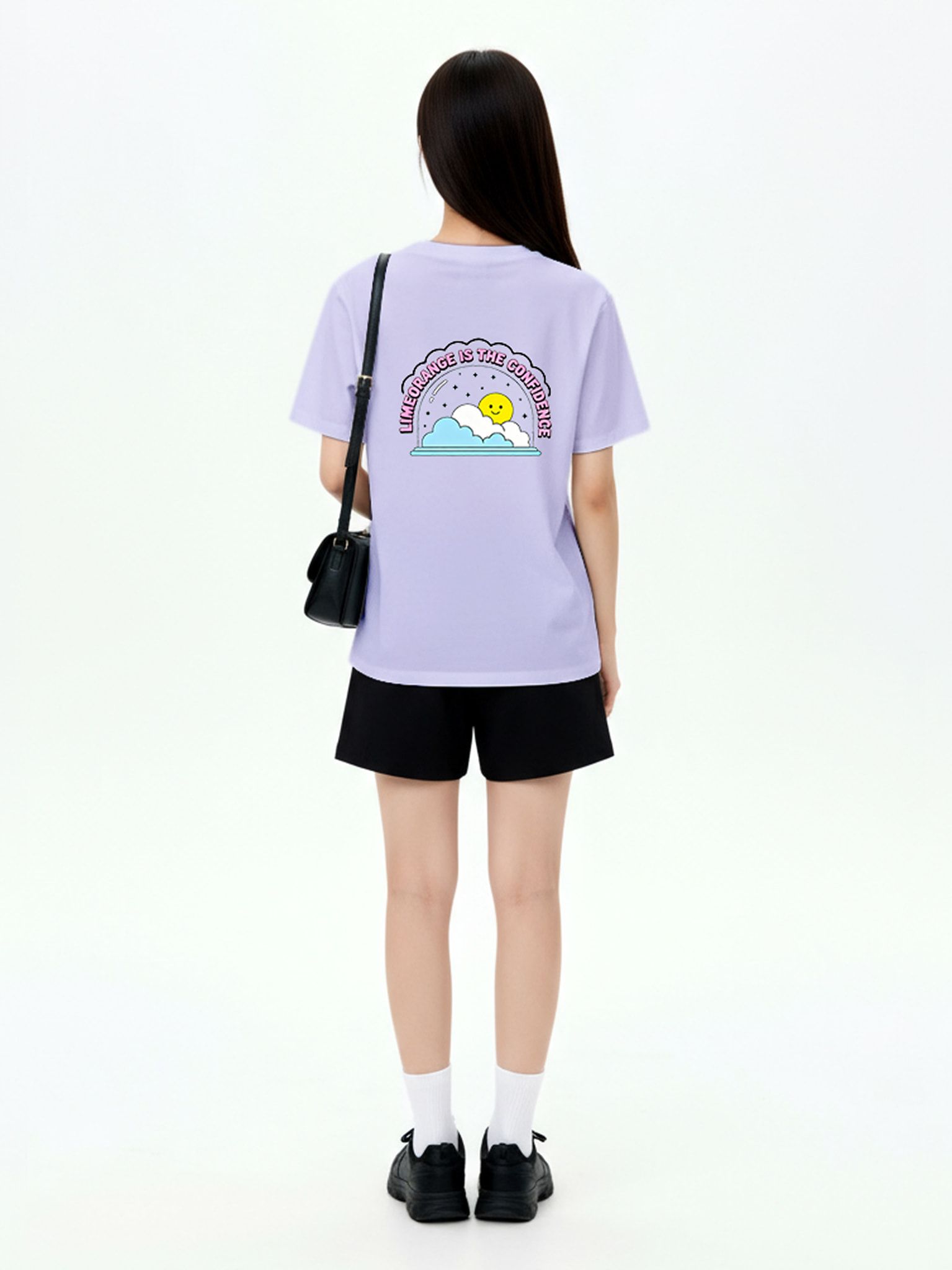 Áo thun hình in phom babytee - Sunset Garden Collection