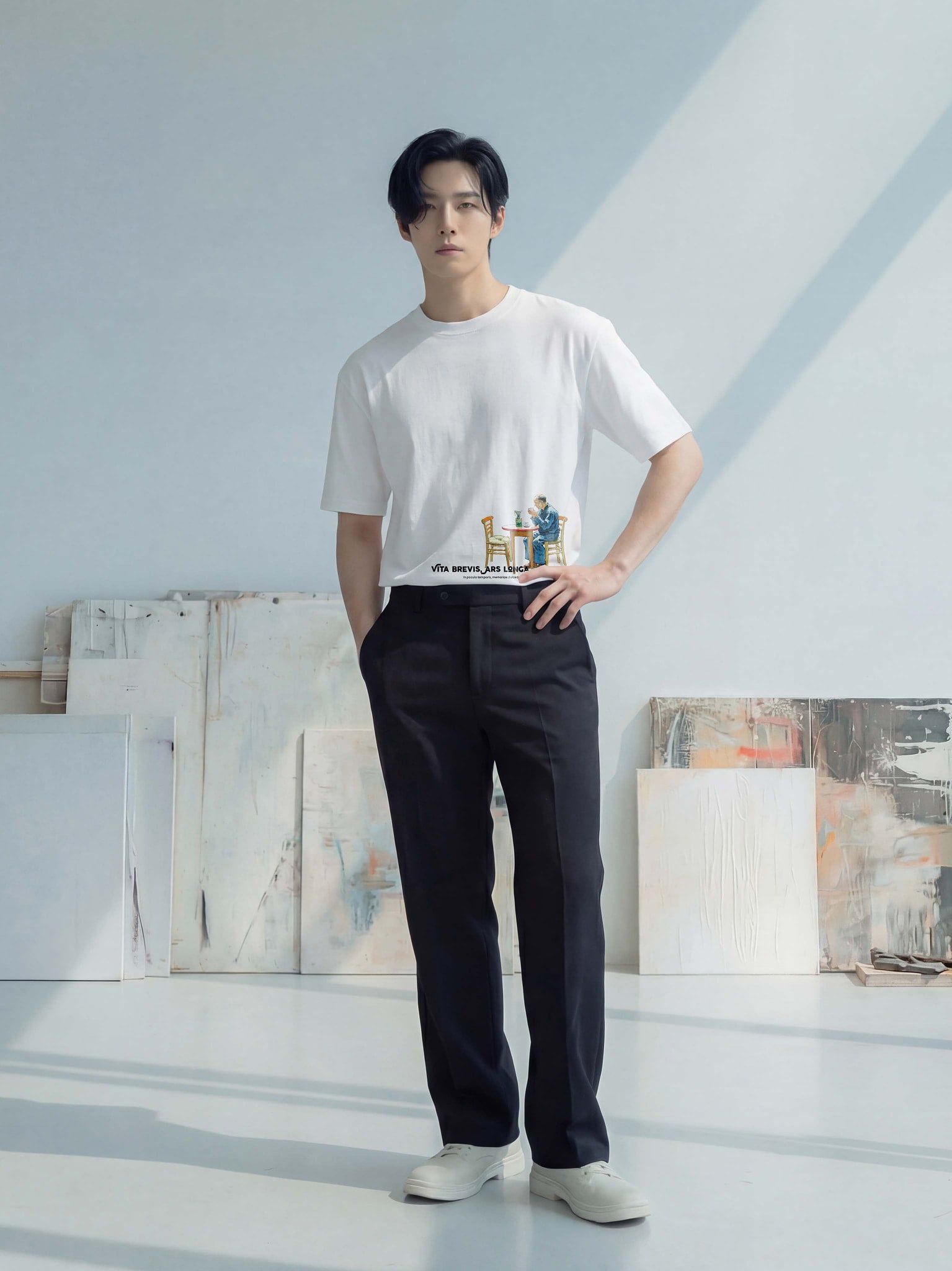 Áo thun hình in cao cấp VBAL - VBAL T-shirt Ver.2 - Trắng