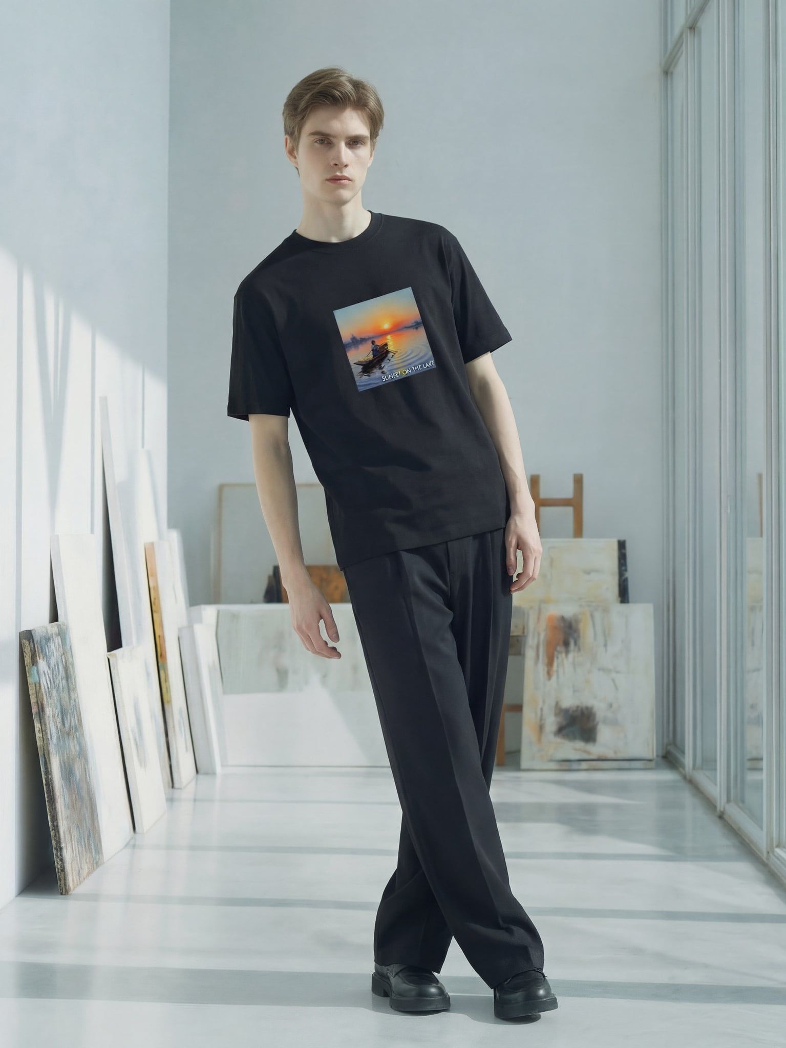 Áo thun hình in cao cấp VBAL - VBAL T-shirt Ver.2 - Đen