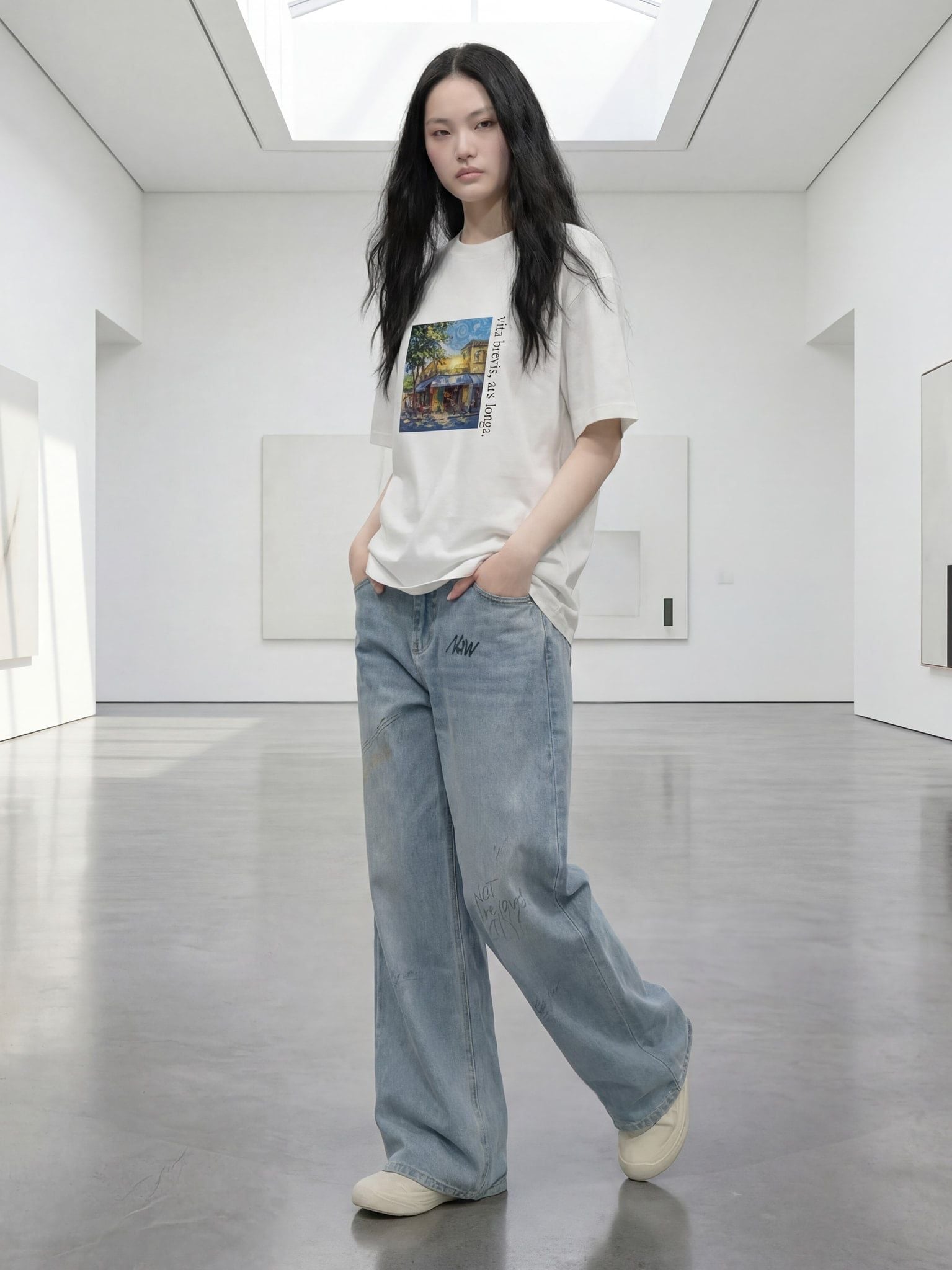 Áo thun hình in cao cấp VBAL - VBAL T-shirt Ver.2 - Trắng