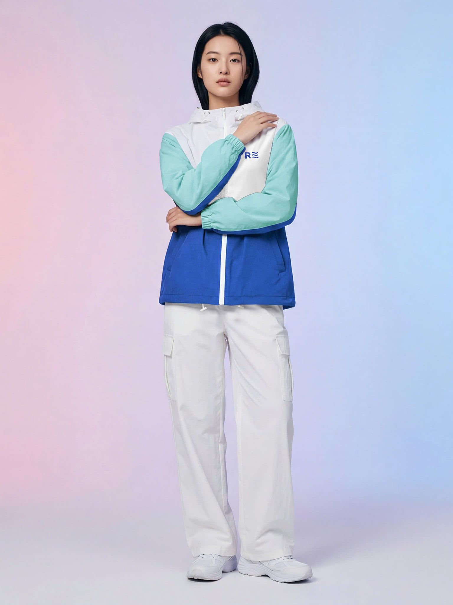 Áo khoác dù nam nữ - Windstopper 9 - Xanh Biển