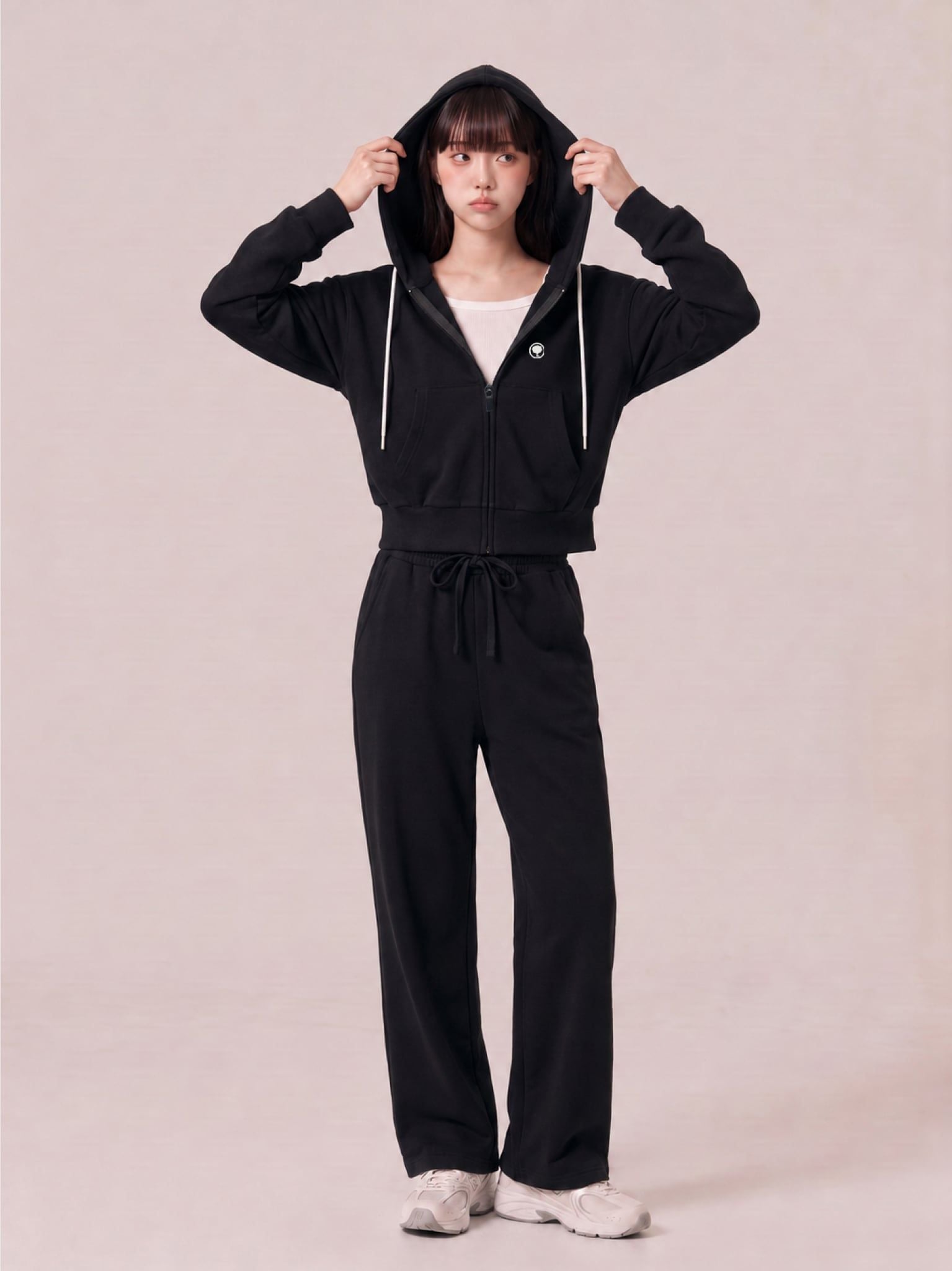 Hoodie Wings Crop Áo Khoác Nữ Chống Nắng Hoodie Wings Crop
