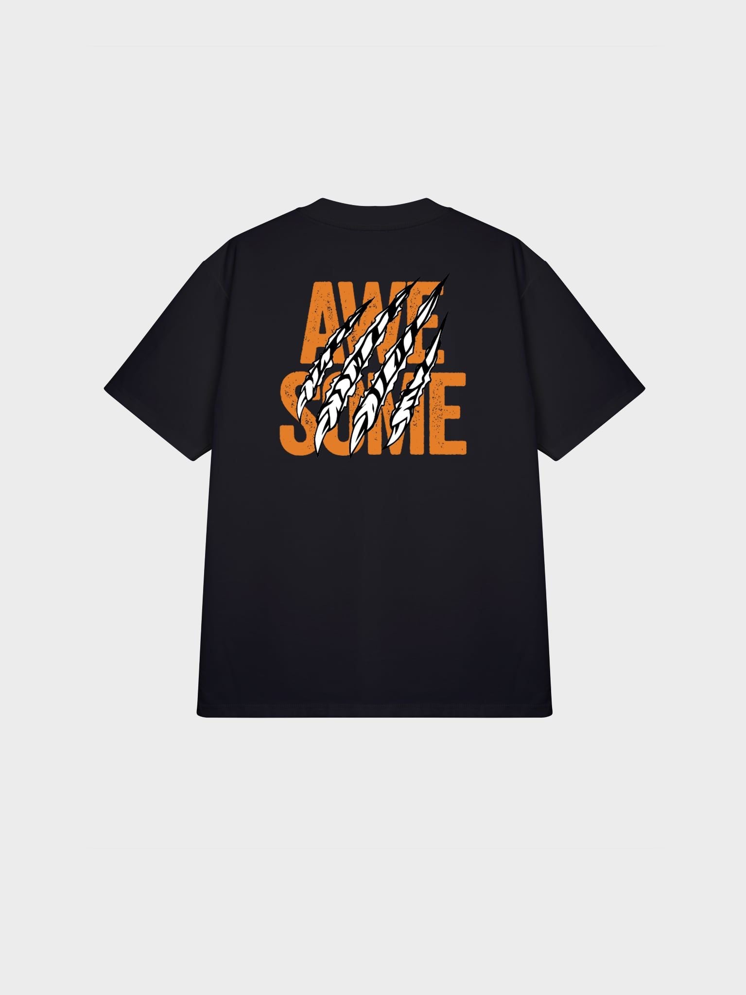 Áo Thun Nam Oversize Graphic AWE SOME LIMEORANGE
