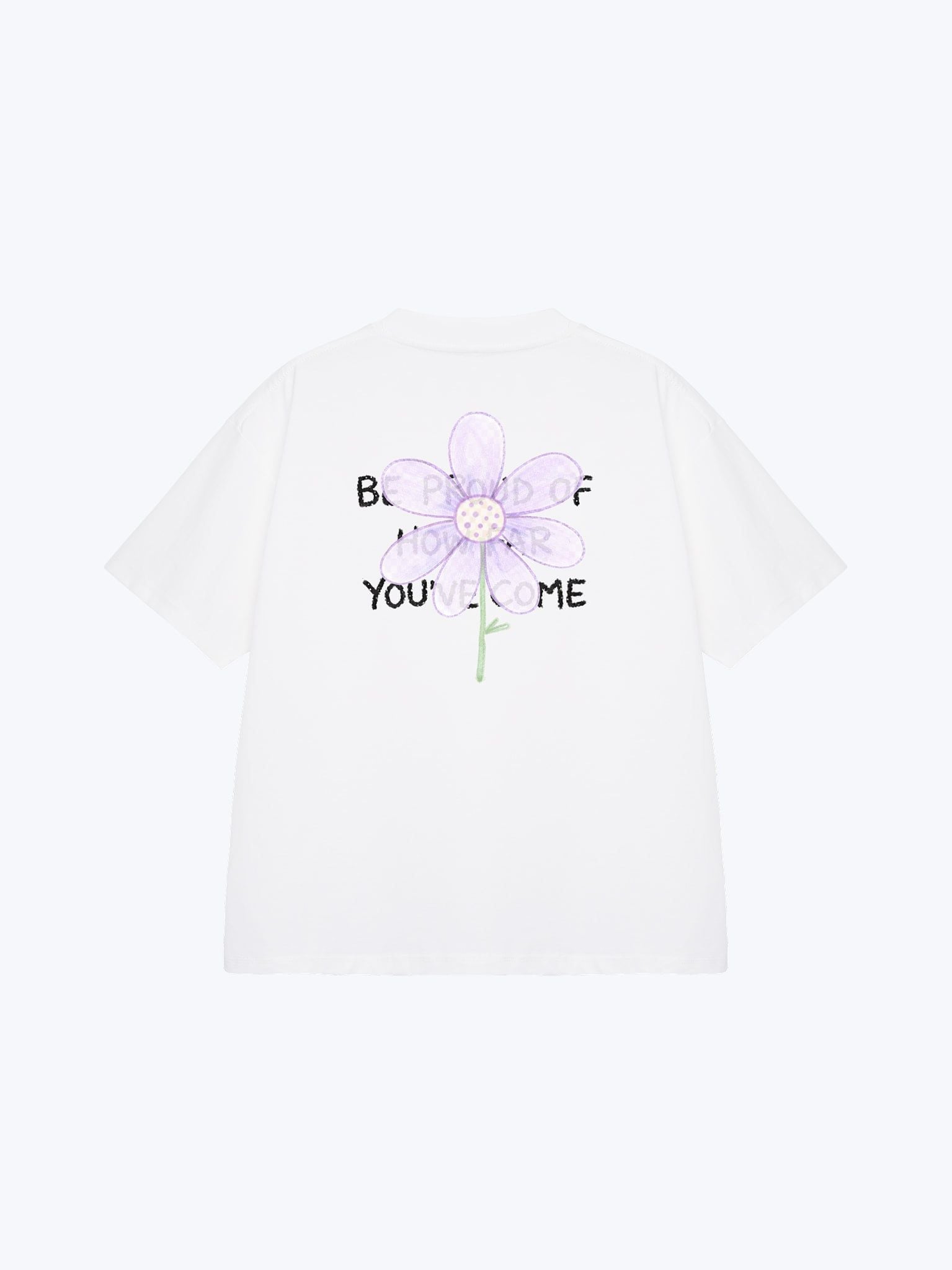 Áo Thun Boxy Fit Graphic Flower LIMEORANGE