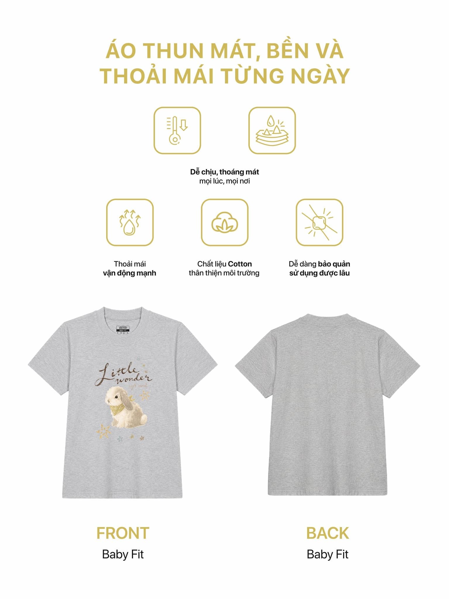 Áo thun Nữ Baby fit Hình in LO26111128-MG
