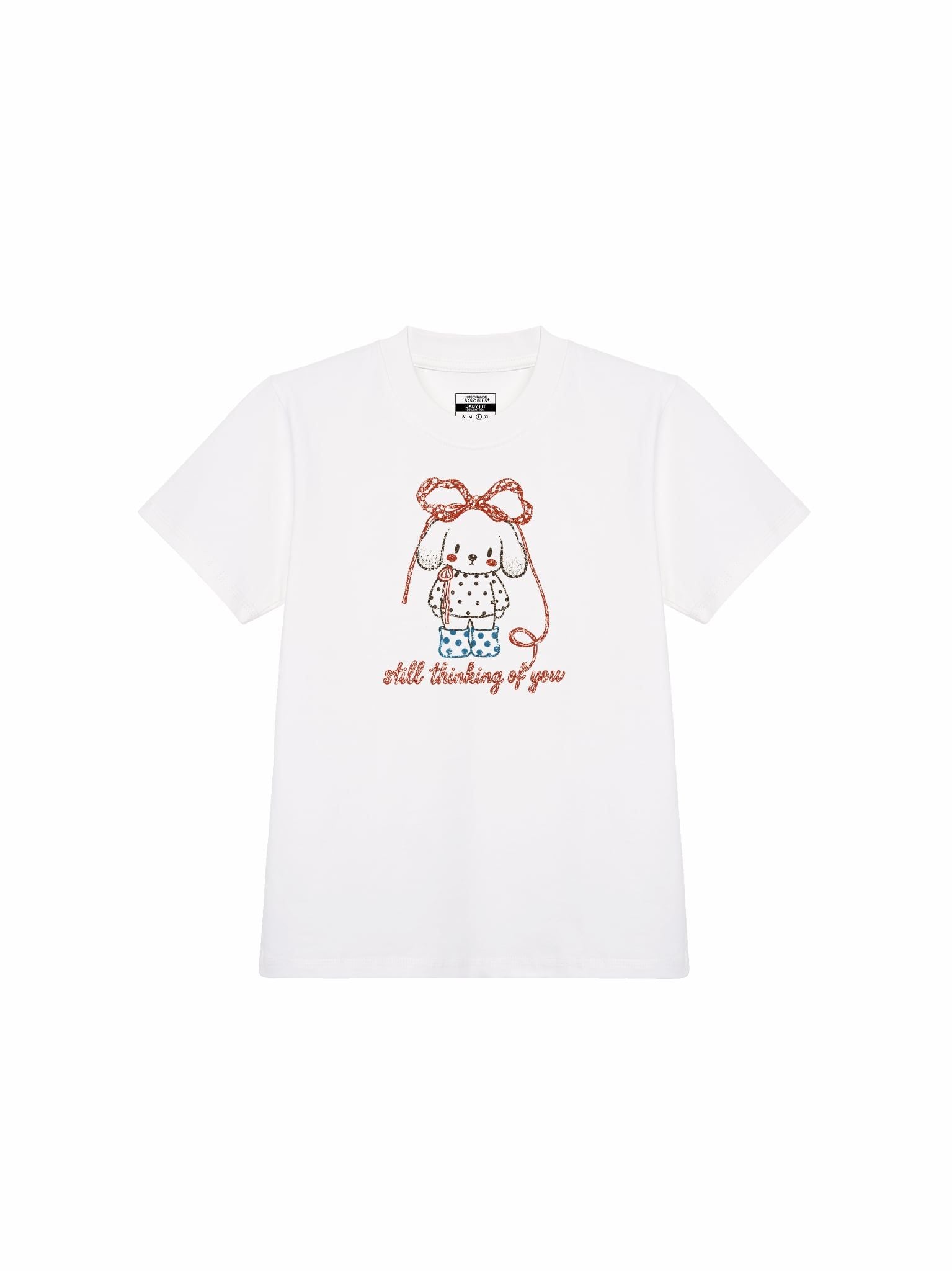 Áo Thun Baby Fit Graphic Still Thinking Of You LIMEORANGE