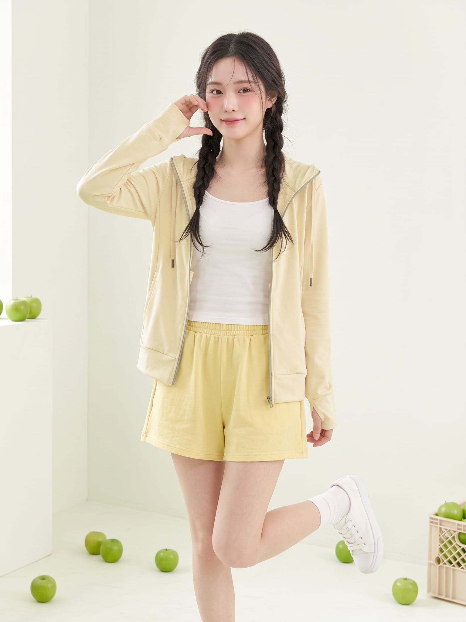 Áo Khoác Cotton Nữ Chống Nắng Chống Tia UV 99,8% Hoodie A8