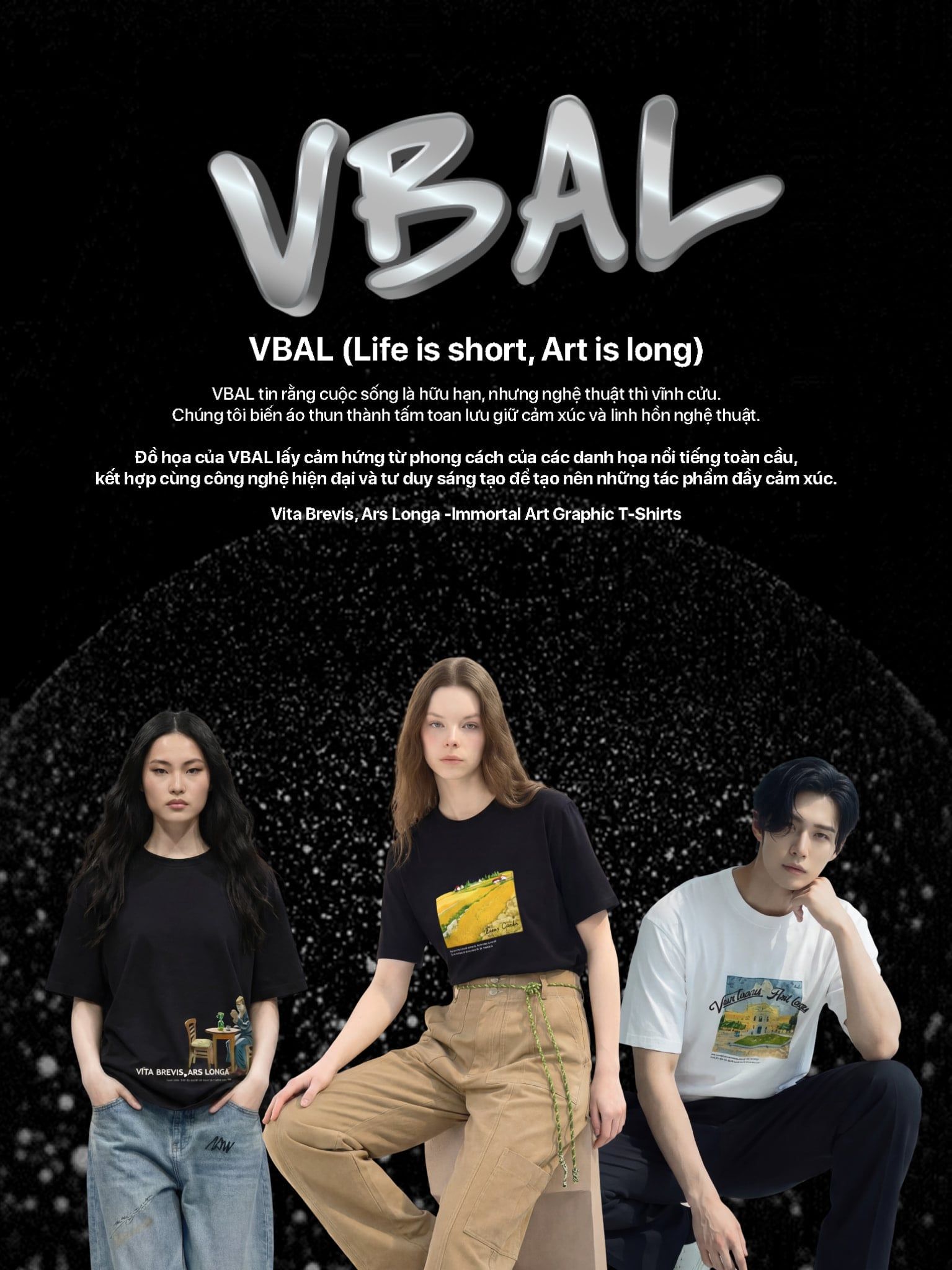 Áo Thun Cao Cấp Unisex Graphic VBAL T-Shirt Ver.2 LIMEORANGE