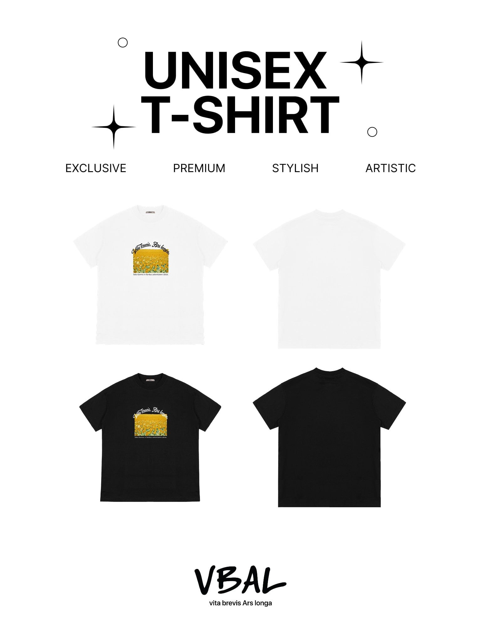 Áo Thun Cao Cấp Unisex Graphic VBAL T-Shirt Ver.2 LIMEORANGE