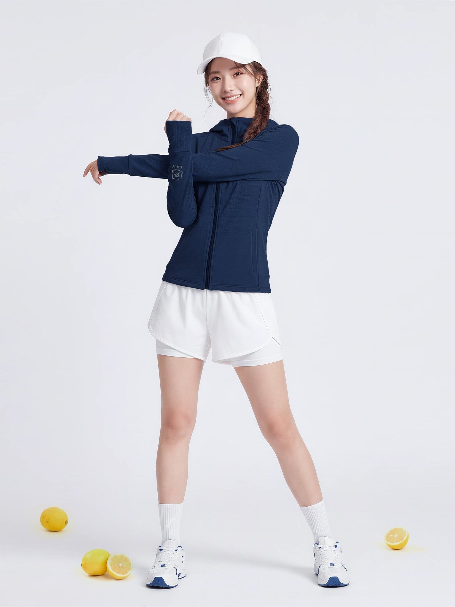 Áo Khoác Nữ Chống Nắng Chống Tia UV Siêu Nhẹ Vải Co Giãn Air Hoodie Hardskin 4