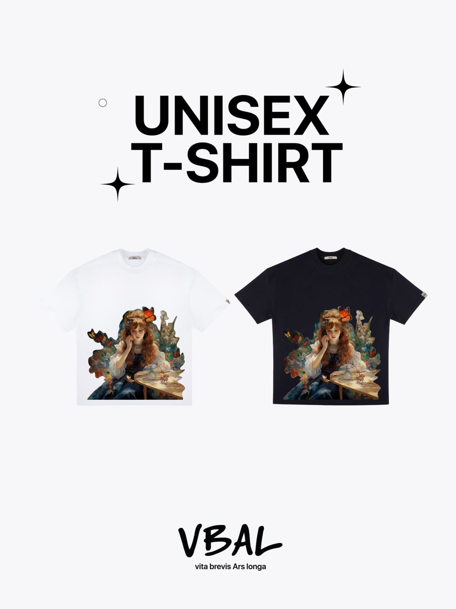 Áo Thun Cao Cấp Unisex Graphic VBAL T-Shirt Ver.1 LIMEORANGE