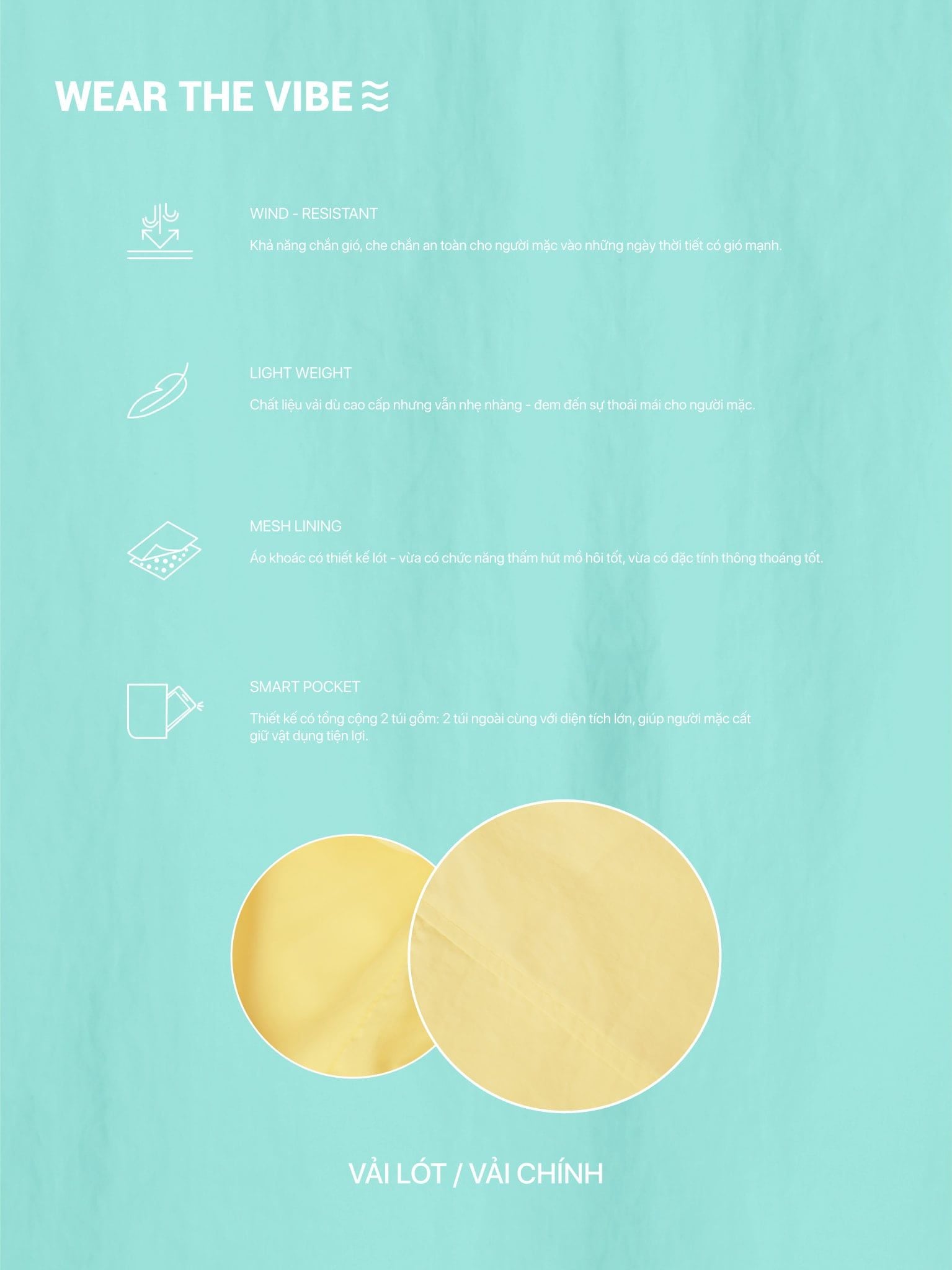 Áo khoác dù - Ease Windbreaker