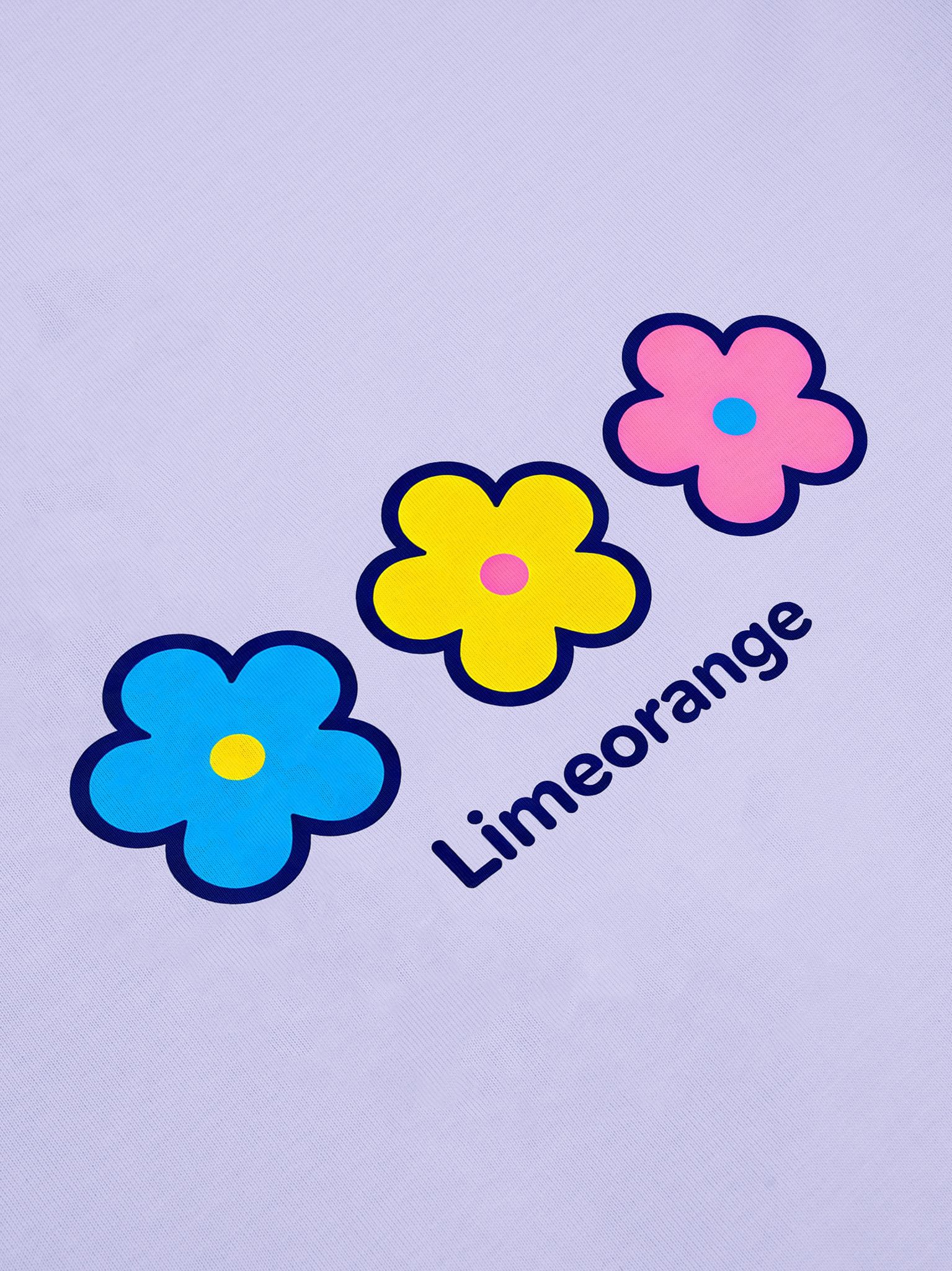 Áo thun hình in phom babytee - Sunset Garden Collection