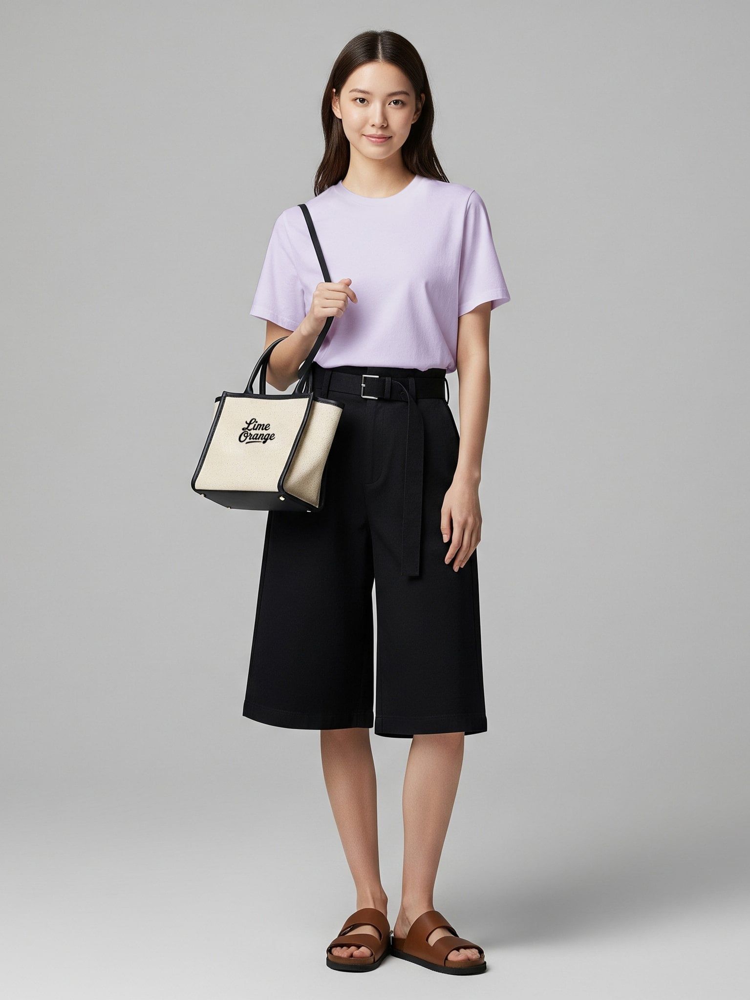 Áo Thun Nữ Trơn Baby Fit Cotton 230gsm - Baby Fit For Basic Plus 5 - Tím Nhạt