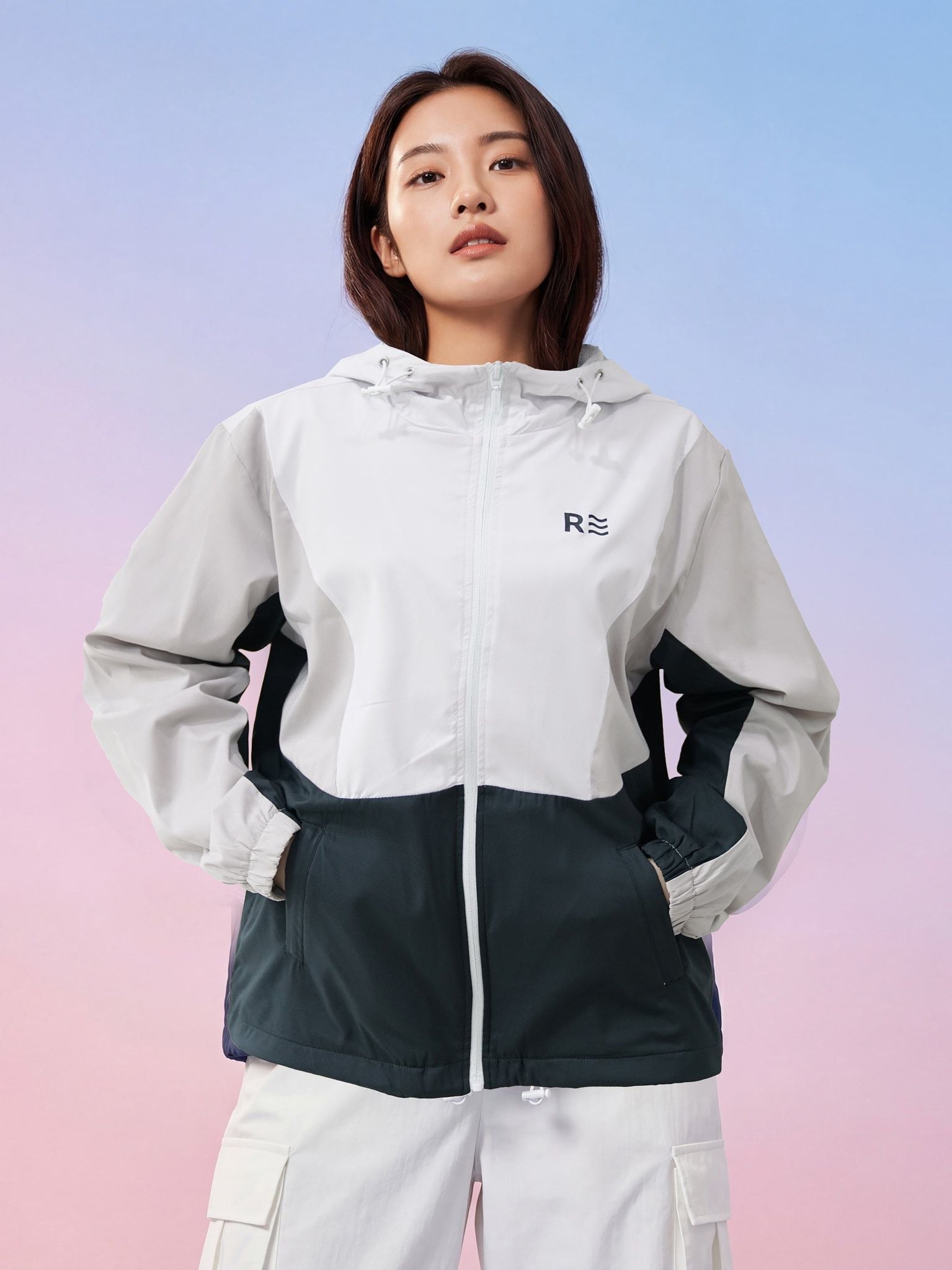 Áo khoác dù nam nữ - Windstopper 9 - Đen