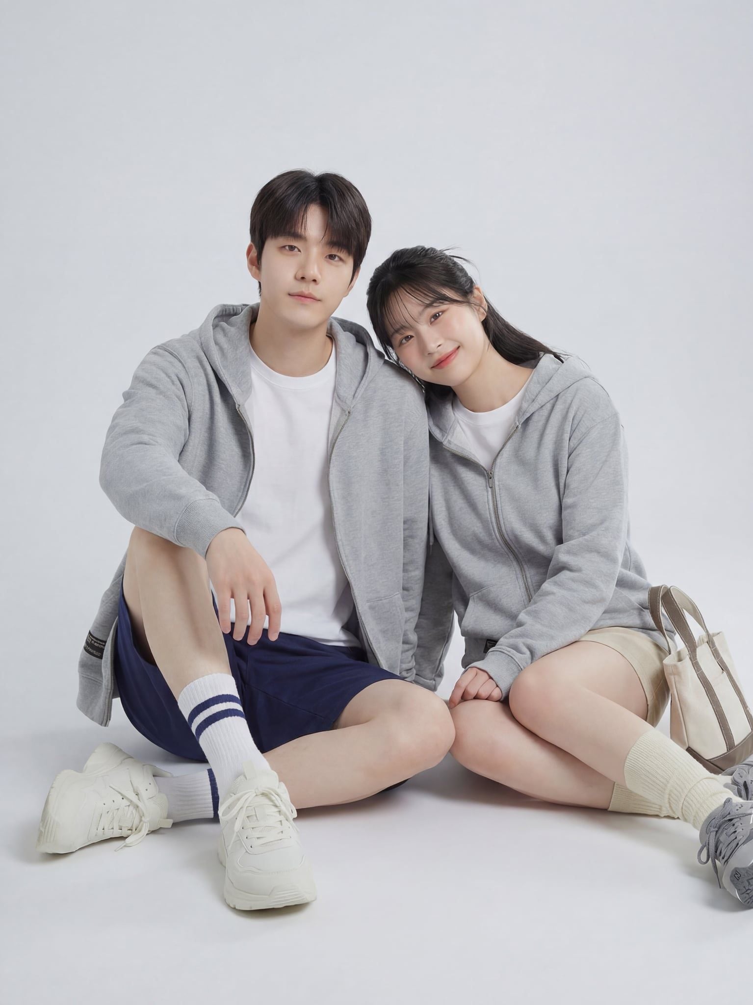 Áo Khoác UNISEX HOODIE ZIP UP - Không Màu